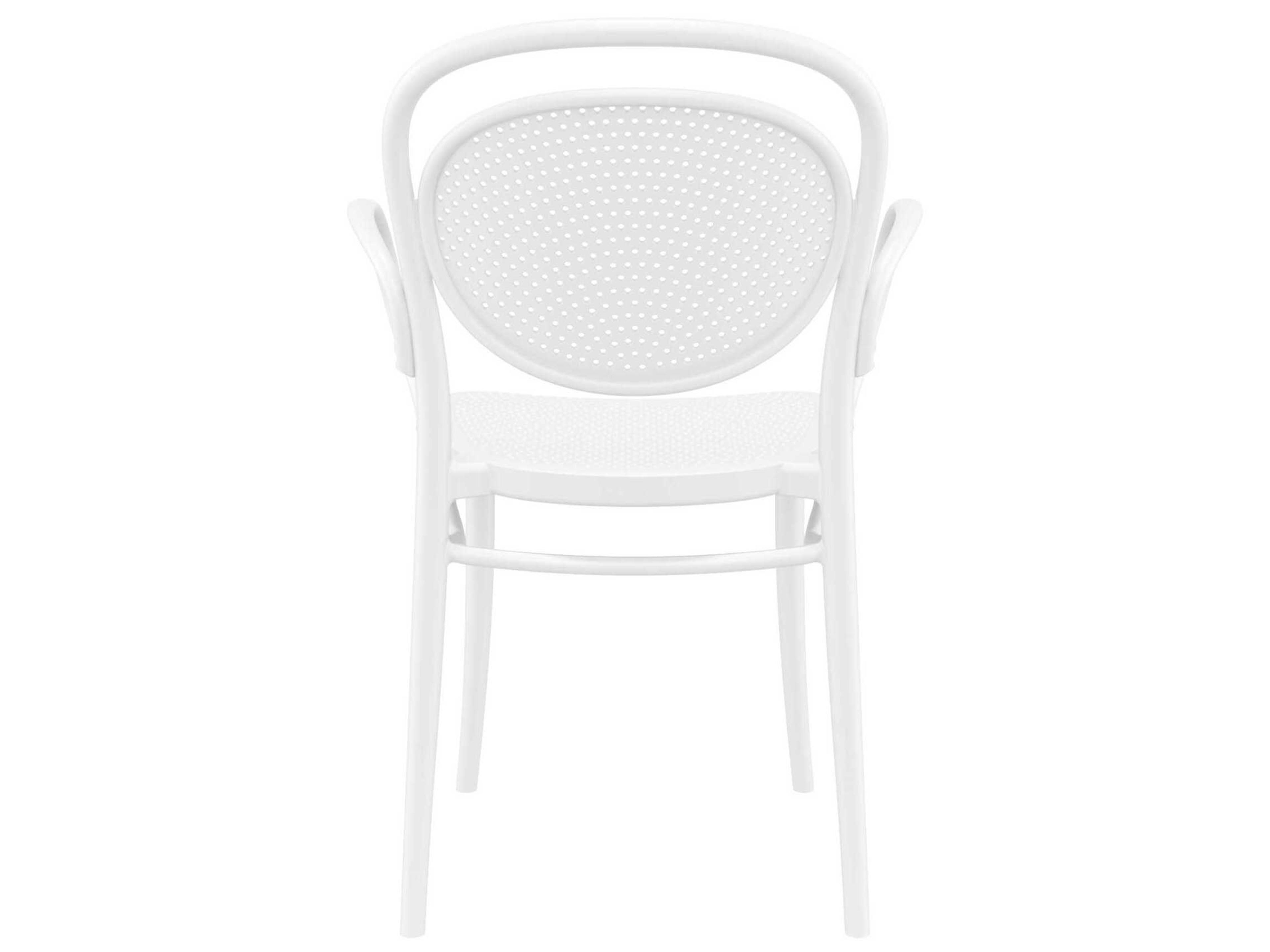 Compamia Marcel White Polypropylene Dining Chair