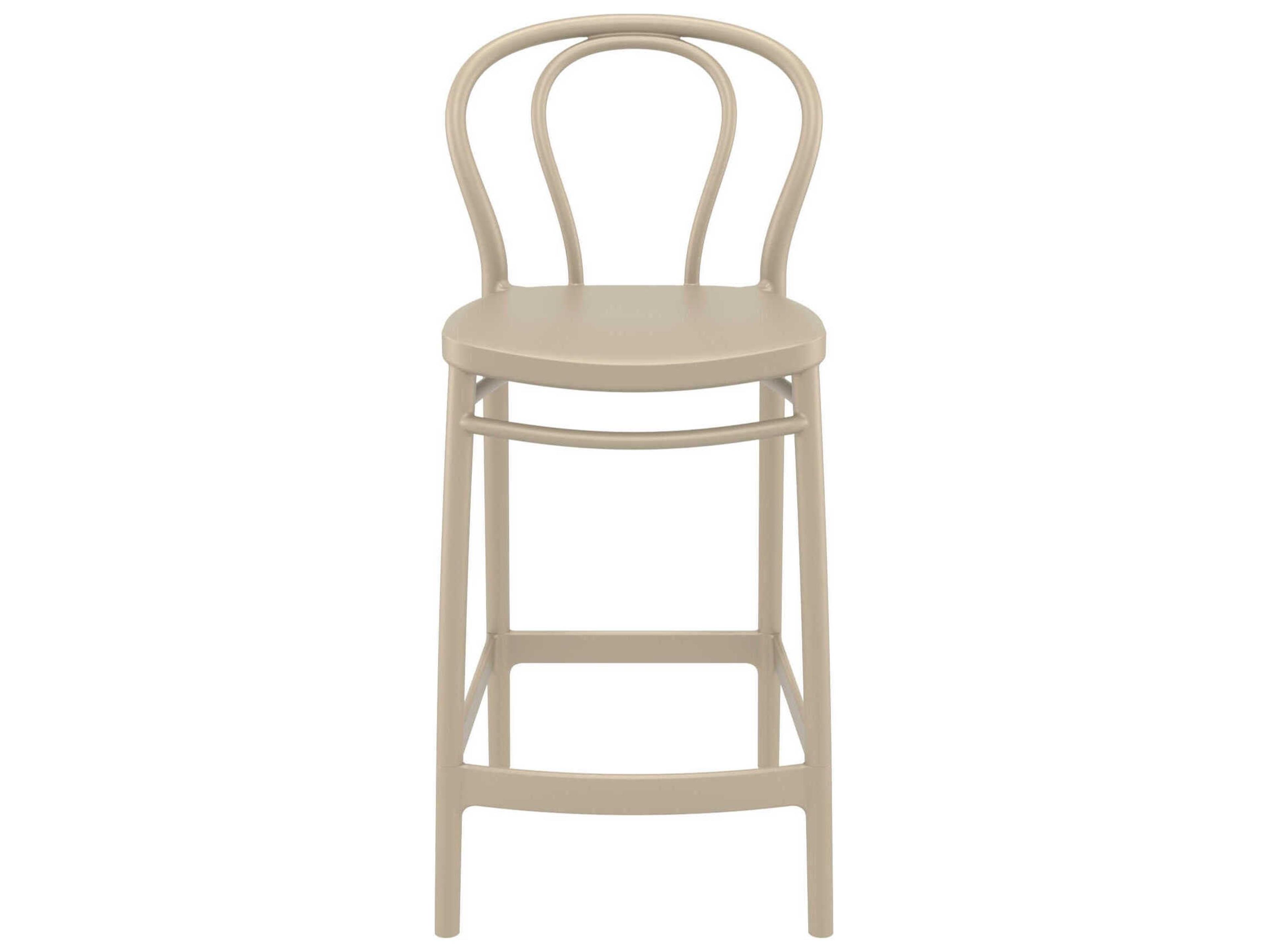 Compamia Victor Taupe Resin Counter Stool