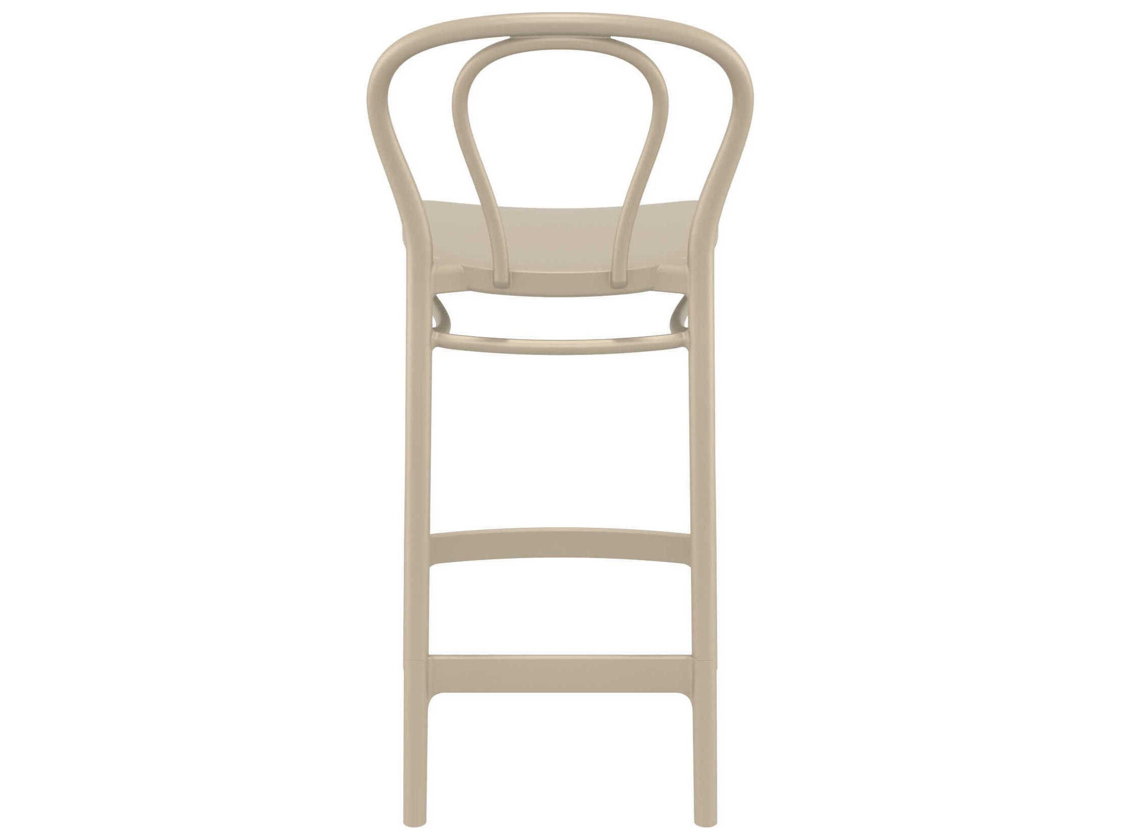 Compamia Victor Taupe Resin Counter Stool