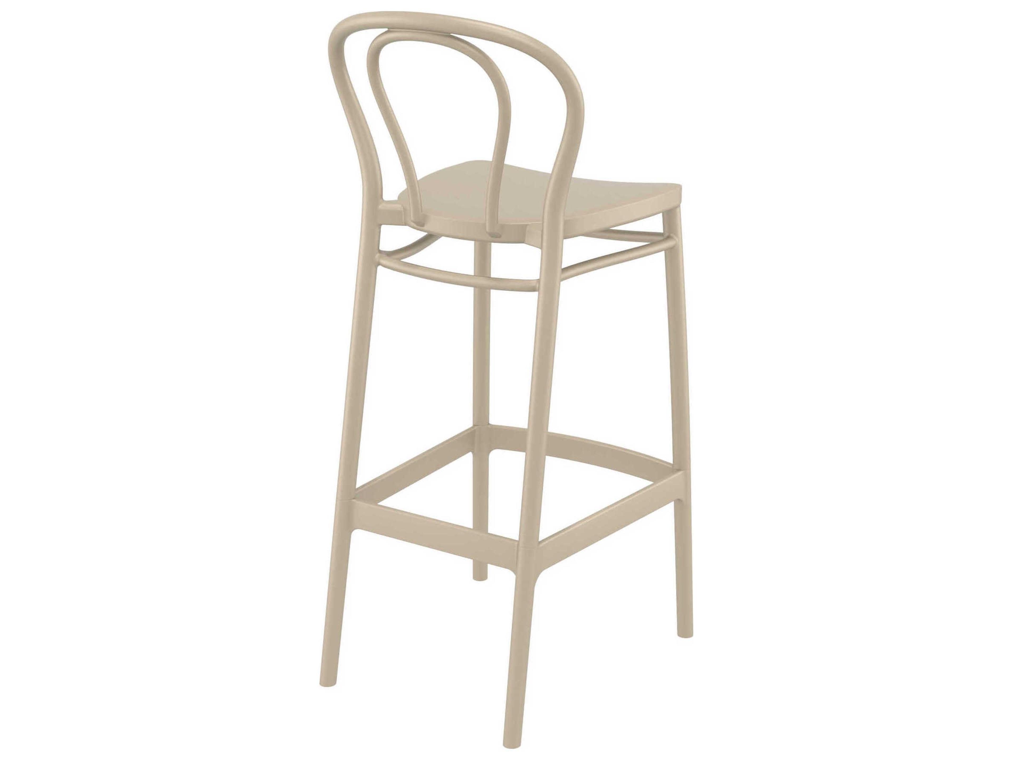 Compamia Victor Taupe Resin Bar Stool