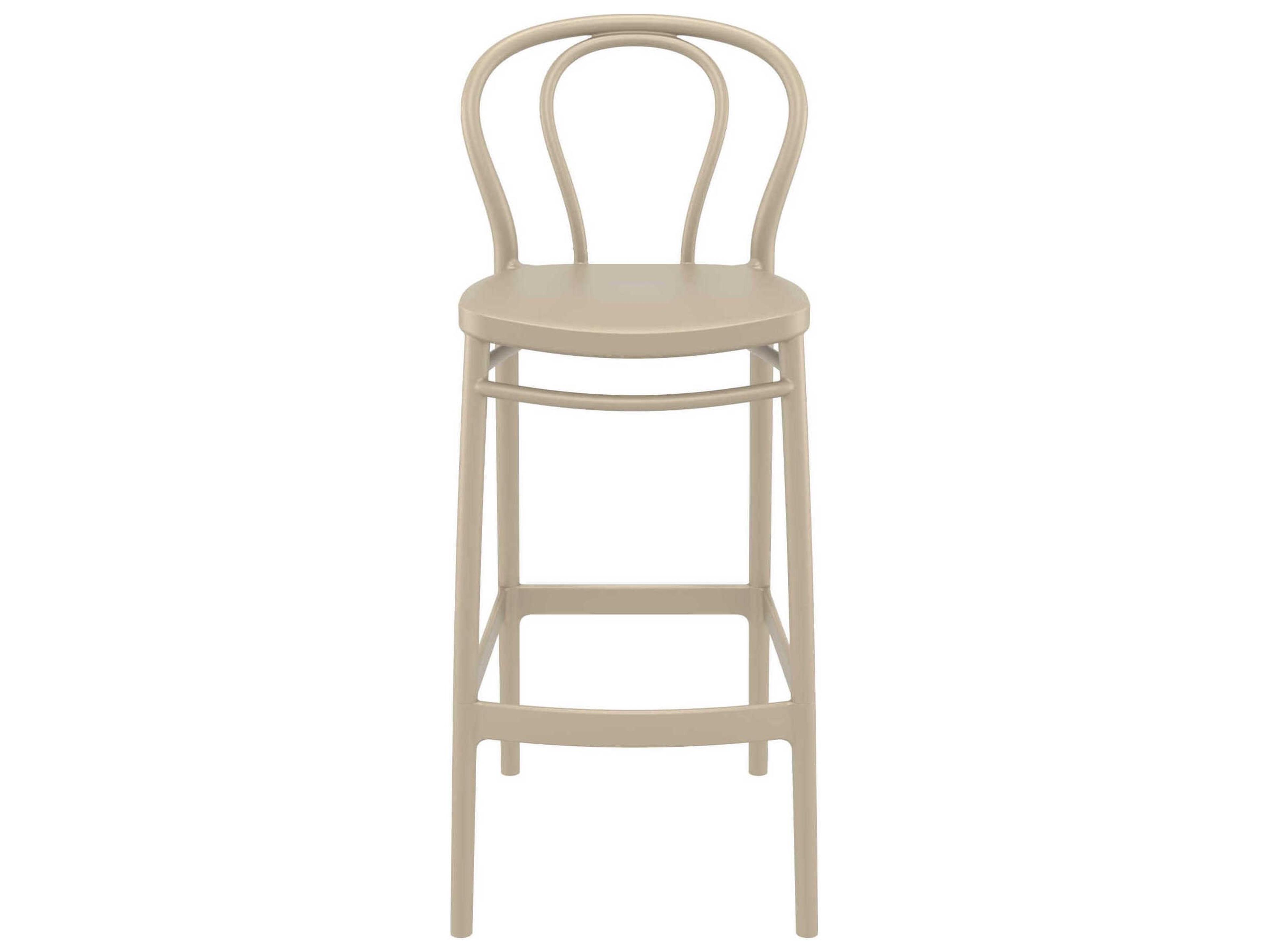 Compamia Victor Taupe Resin Bar Stool