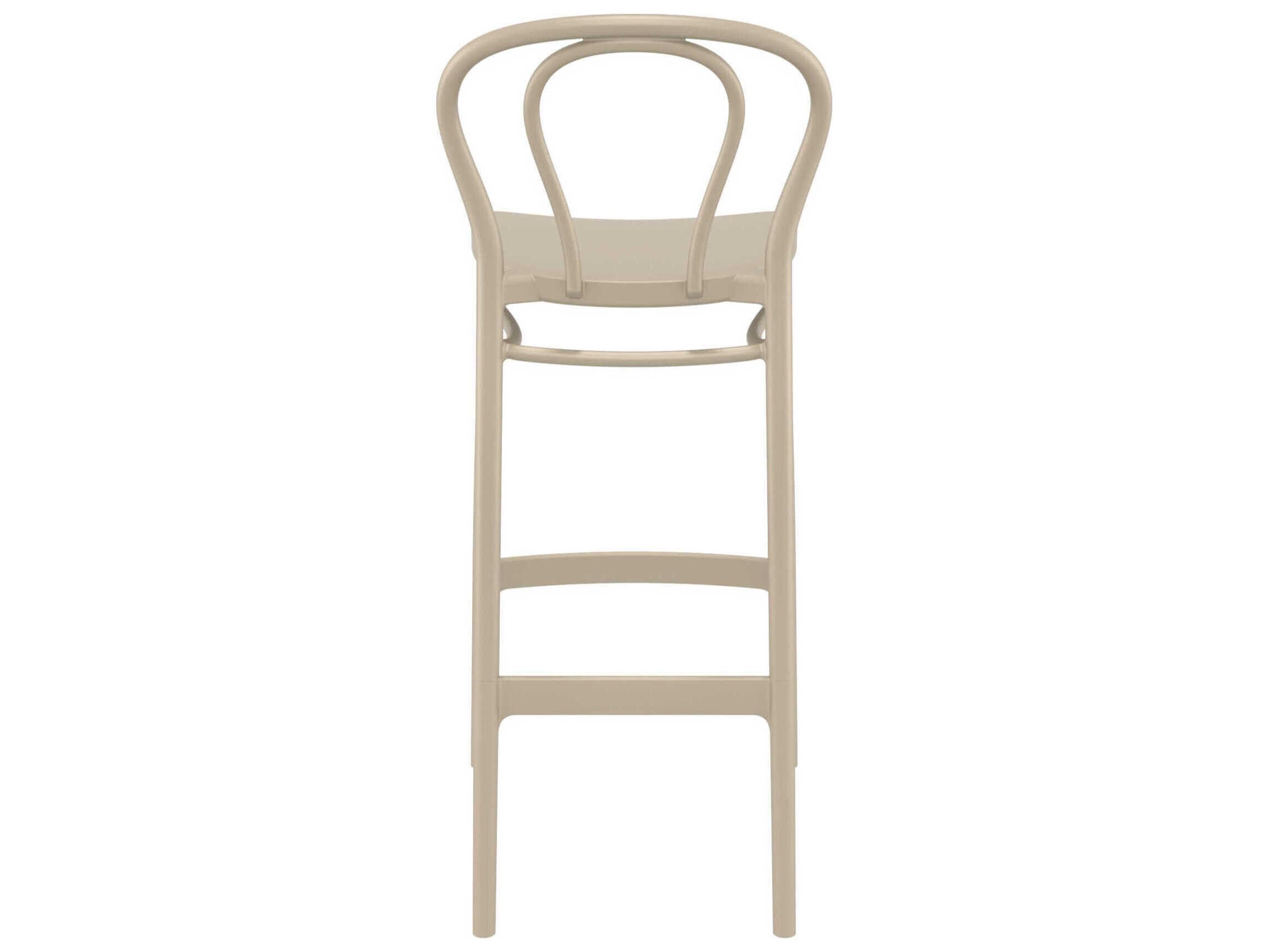 Compamia Victor Taupe Resin Bar Stool