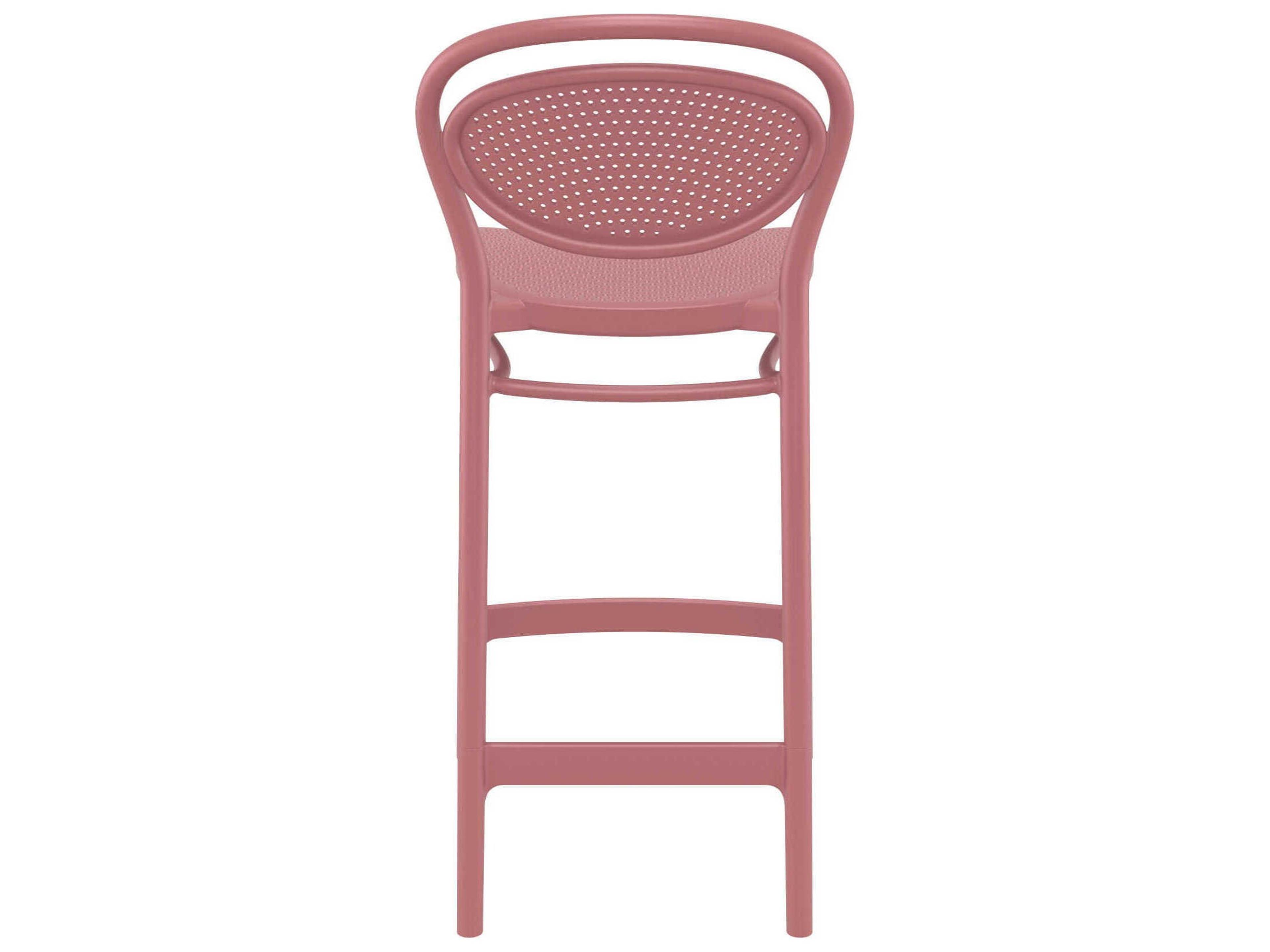 Compamia Marcel Marsala Polypropylene Resin Counter Stool