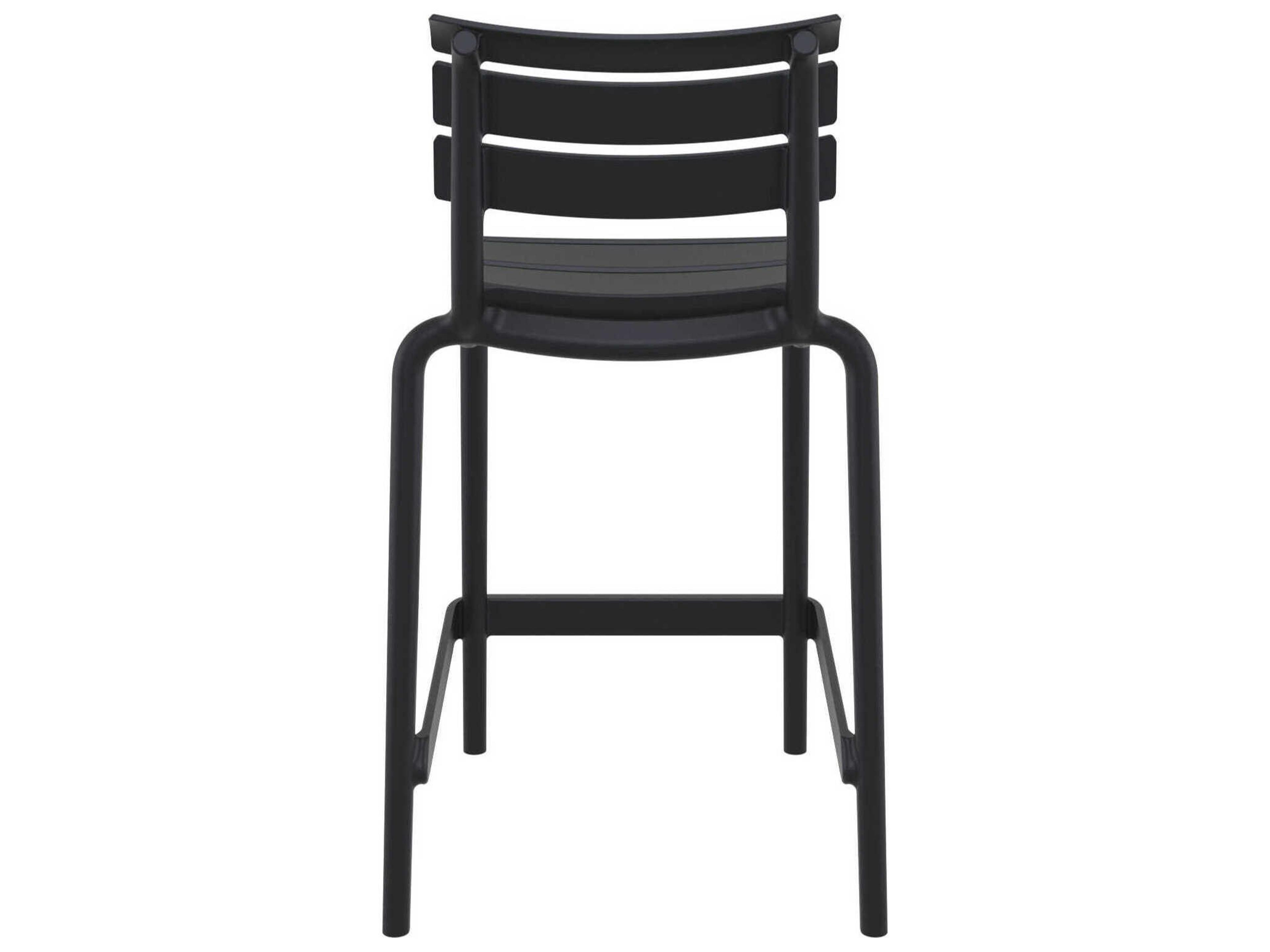 Compamia Helen Black Polypropylene Counter Stool