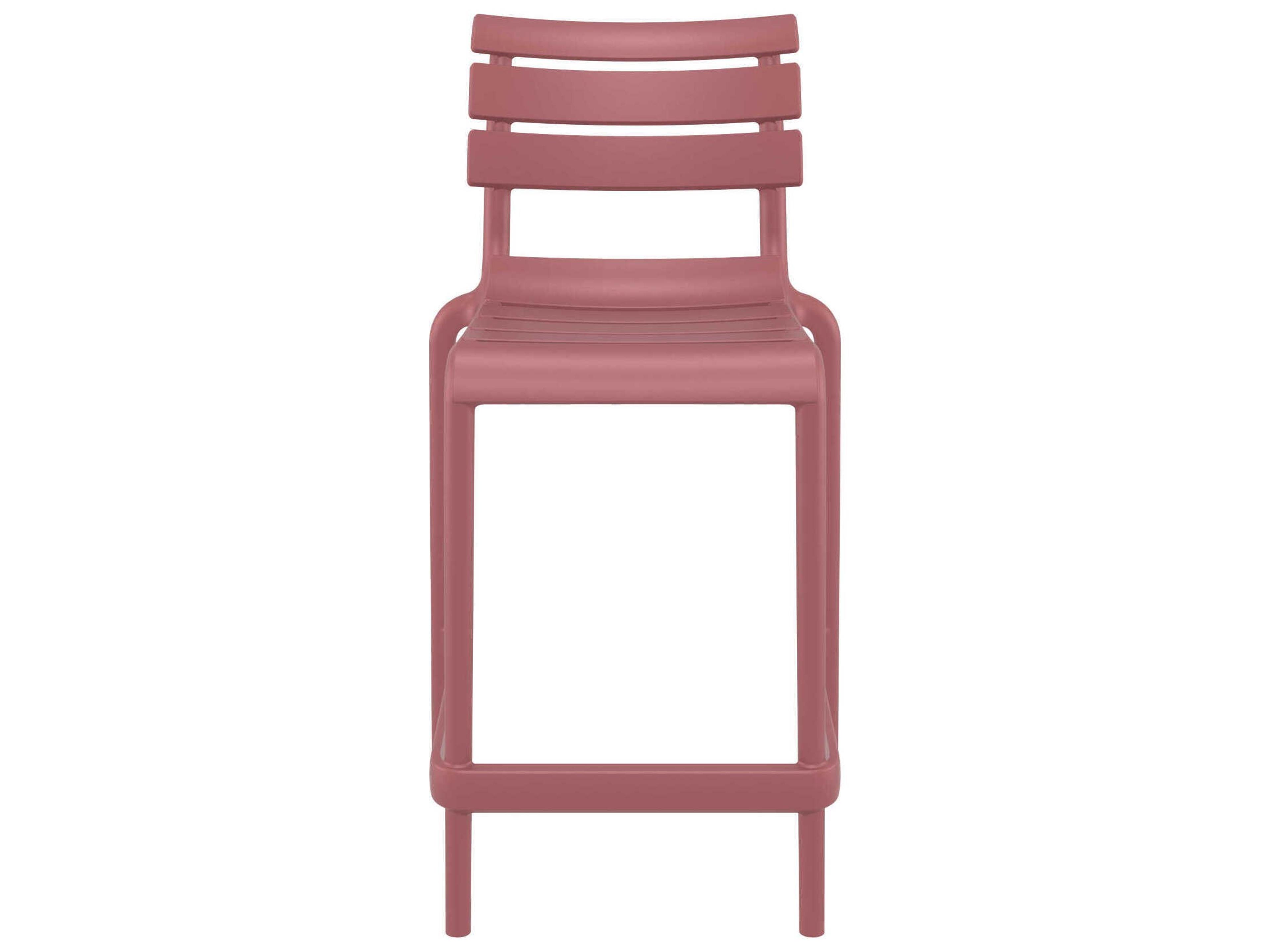 Compamia Helen Marsala Polypropylene Counter Stool