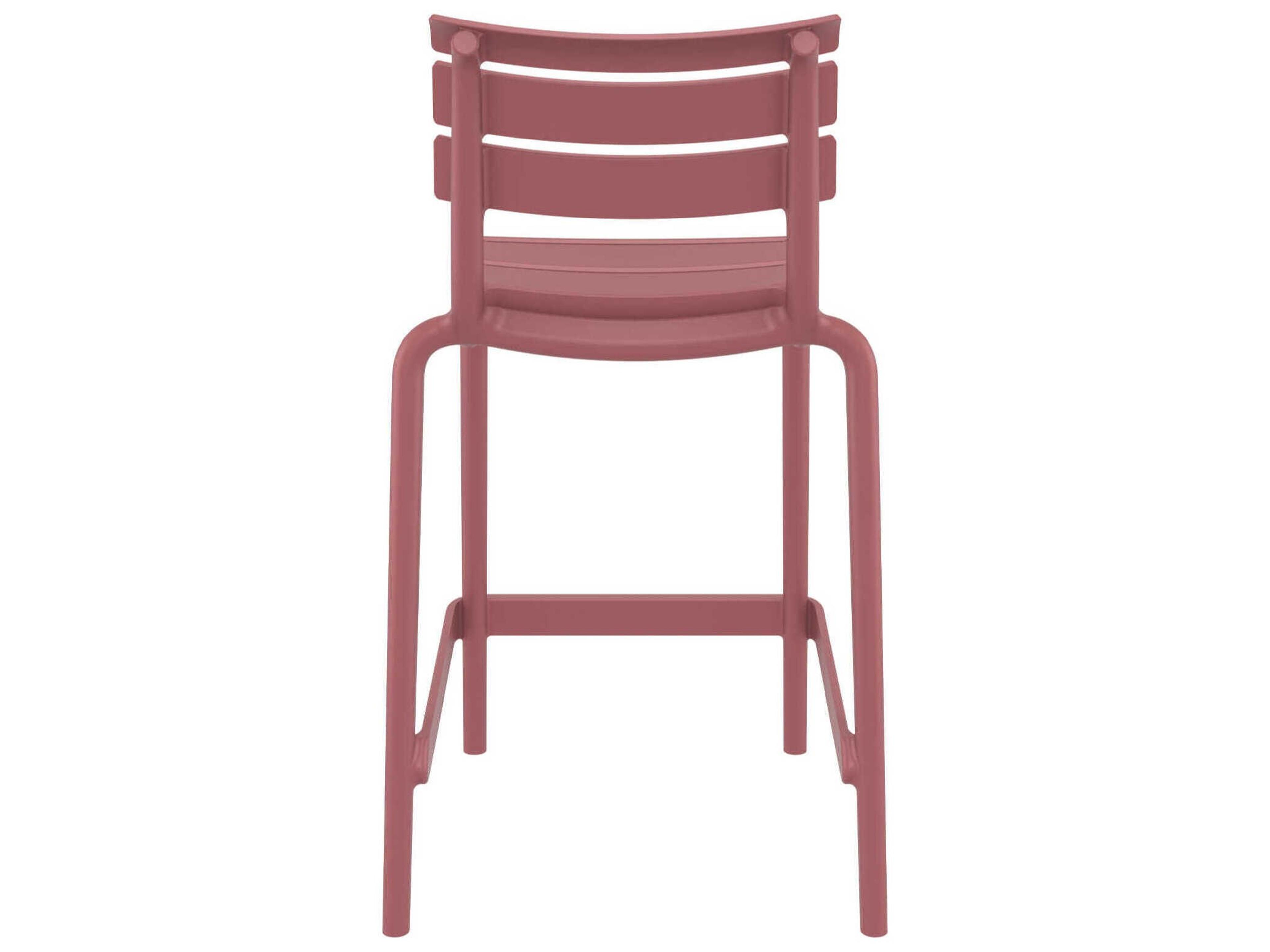 Compamia Helen Marsala Polypropylene Counter Stool
