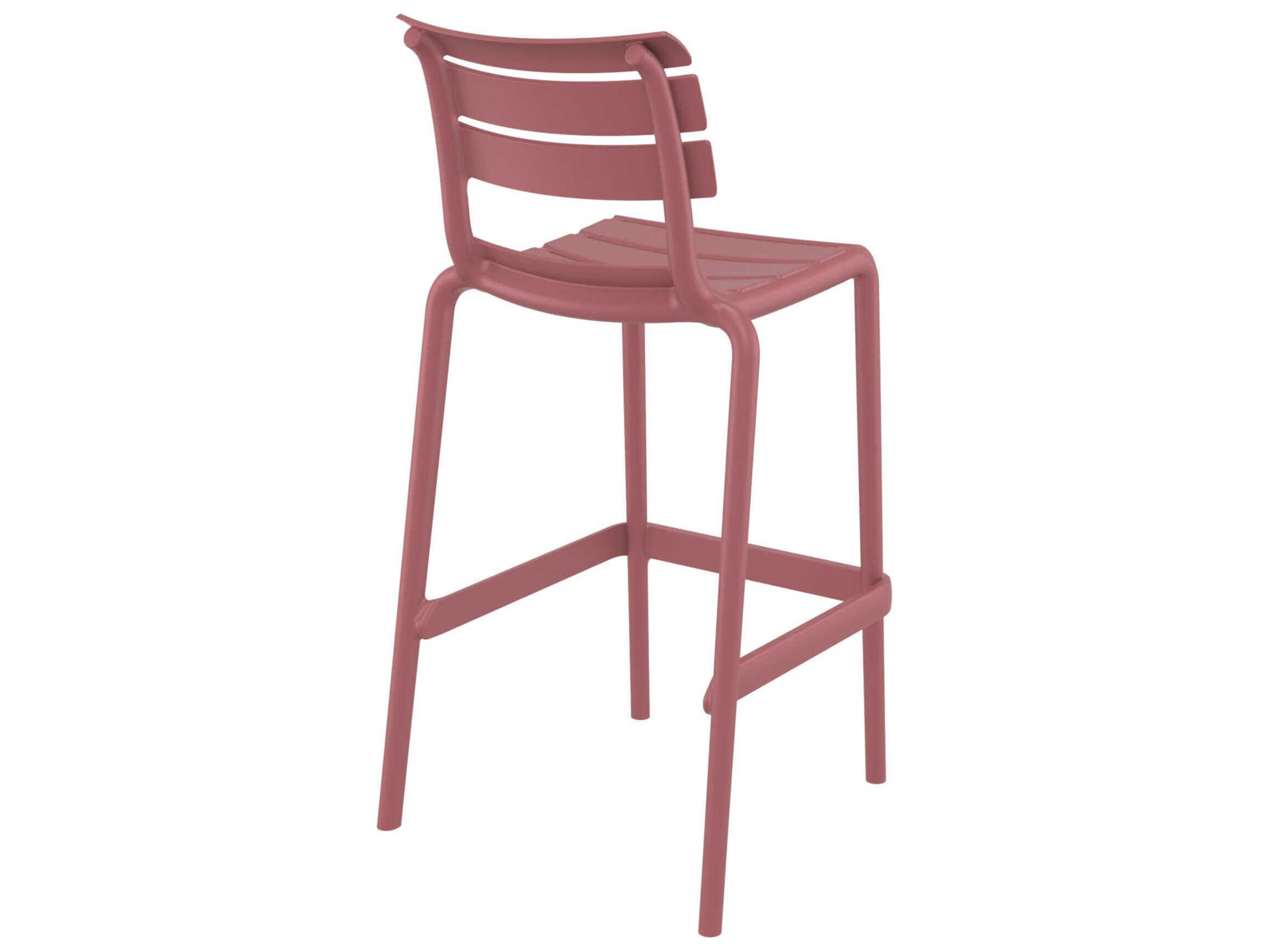 Compamia Helen Marsala Polypropylene Bar Stool