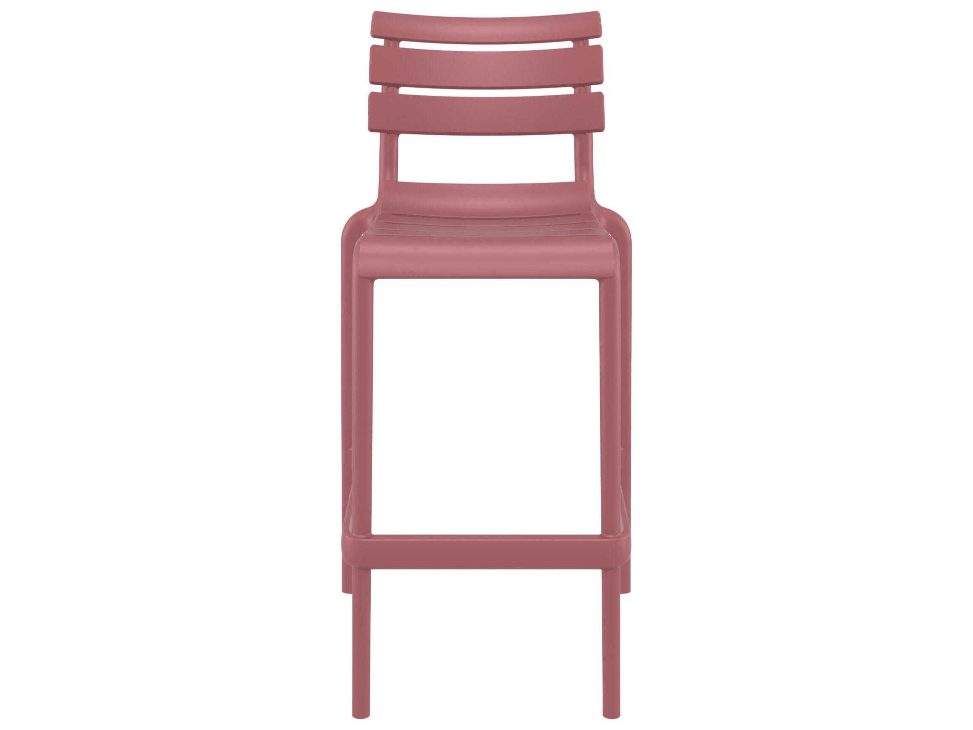 Compamia Helen Marsala Polypropylene Bar Stool