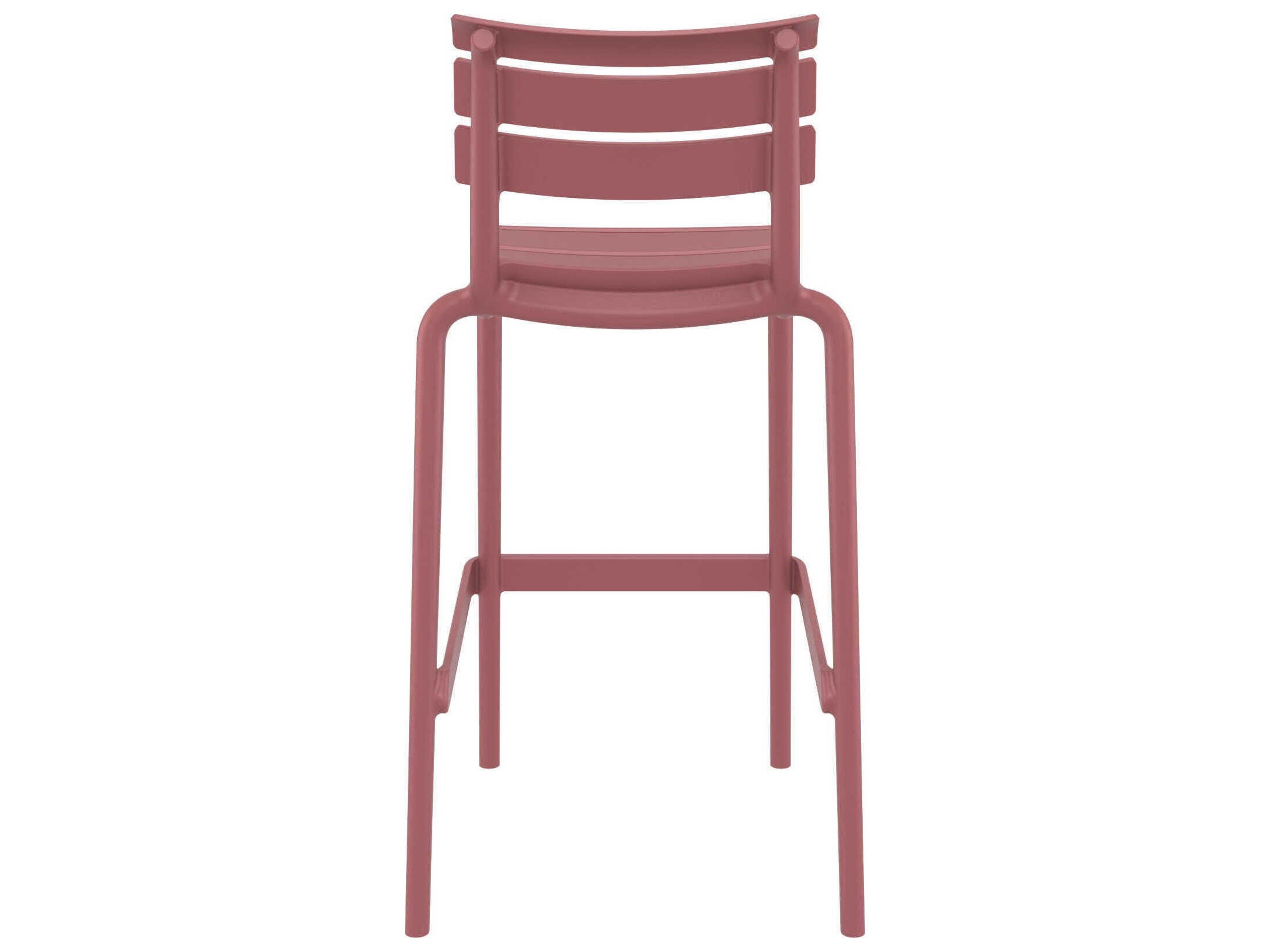 Compamia Helen Marsala Polypropylene Bar Stool