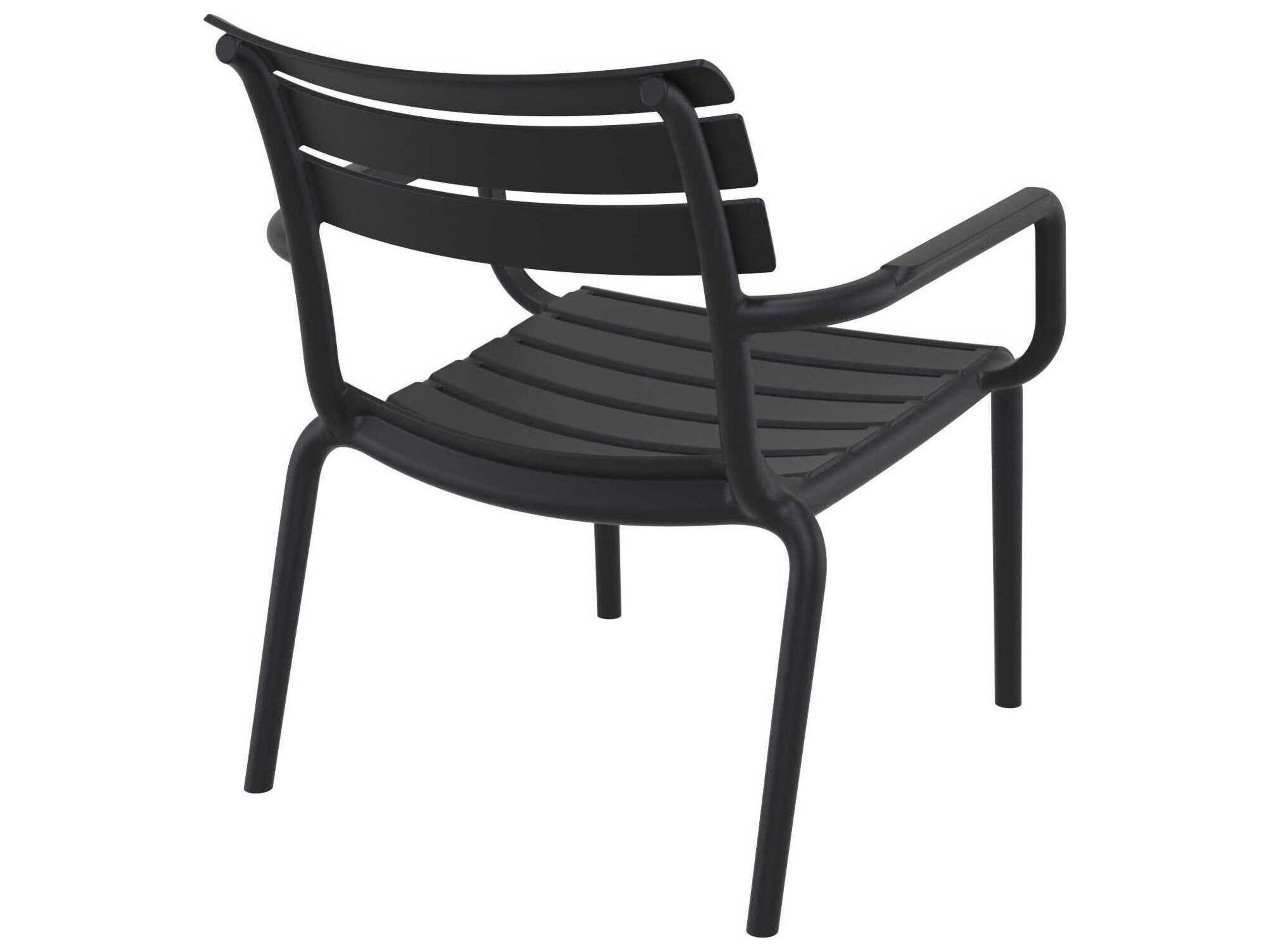 Compamia Paris Black Polypropylene Lounge Chair
