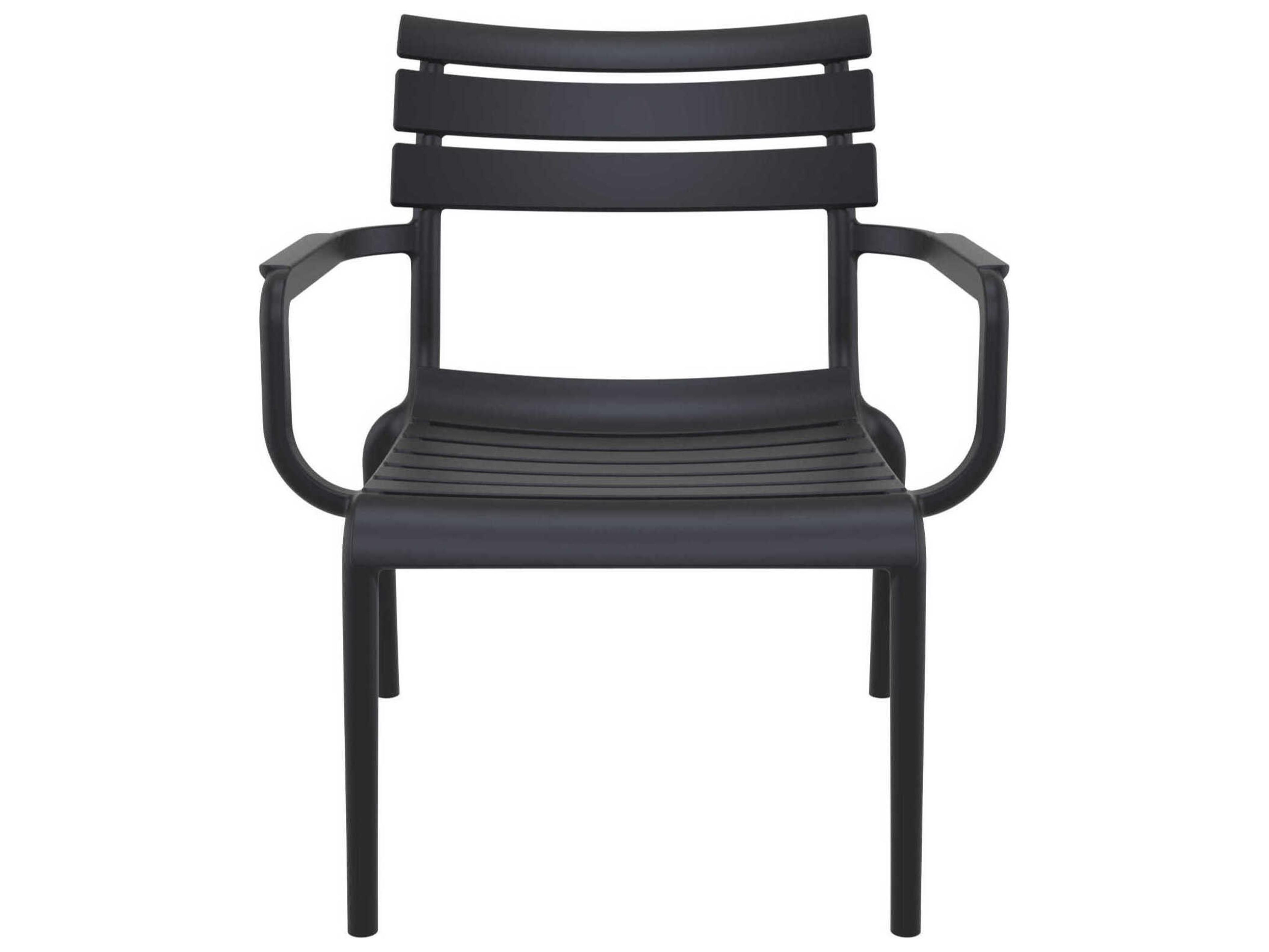 Compamia Paris Black Polypropylene Lounge Chair