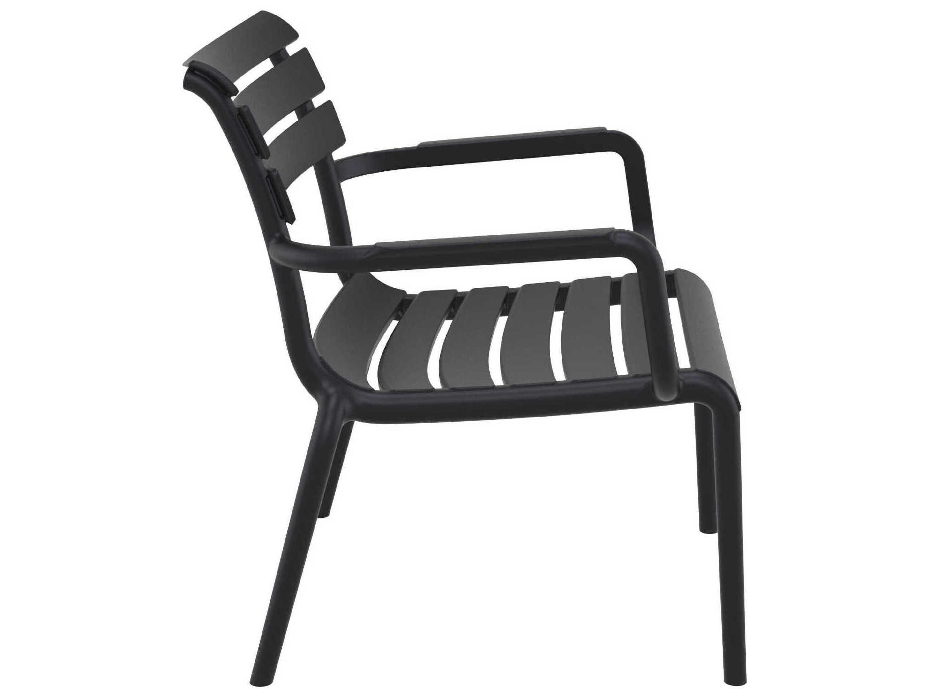 Compamia Paris Black Polypropylene Lounge Chair