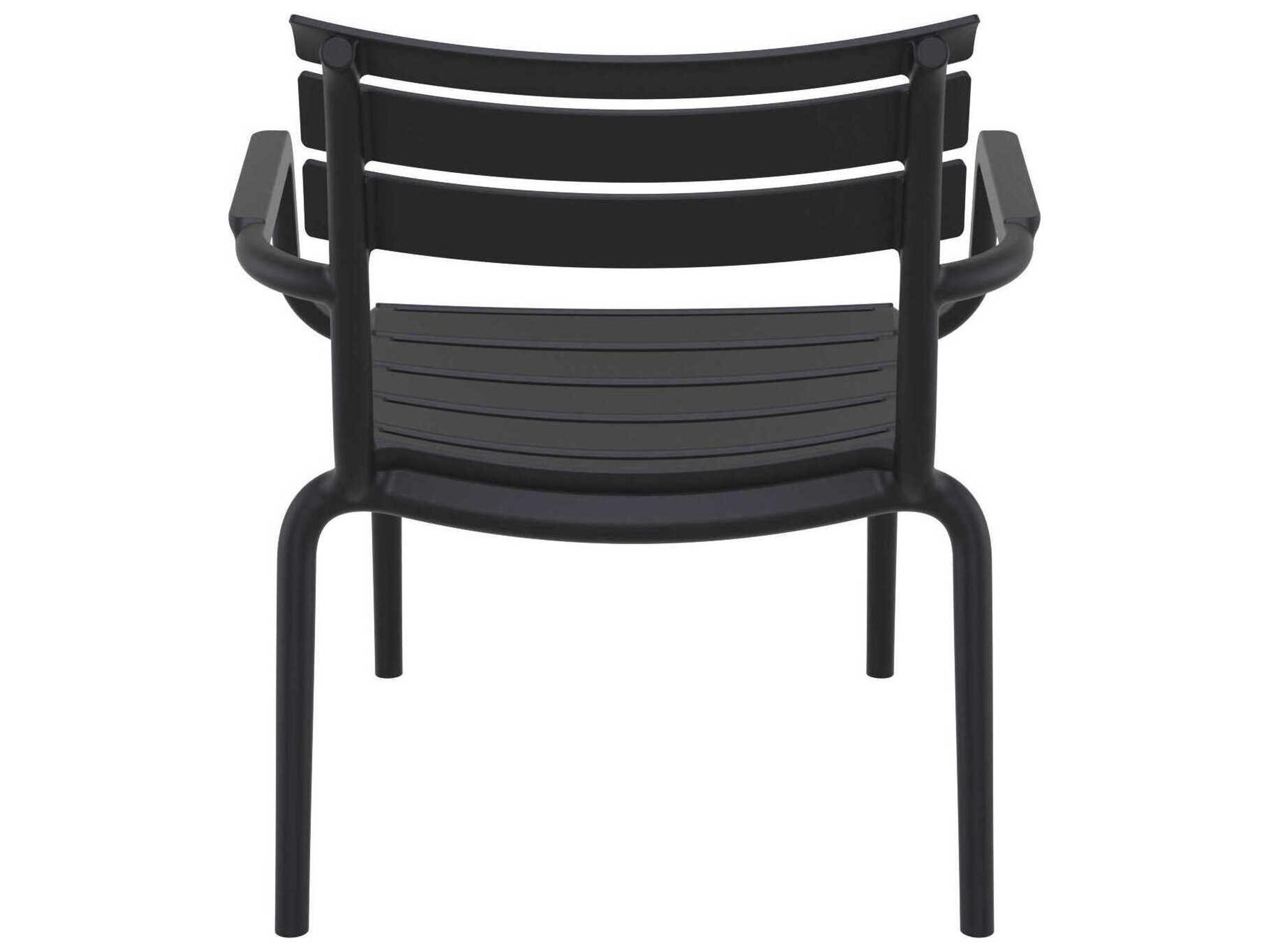 Compamia Paris Black Polypropylene Lounge Chair