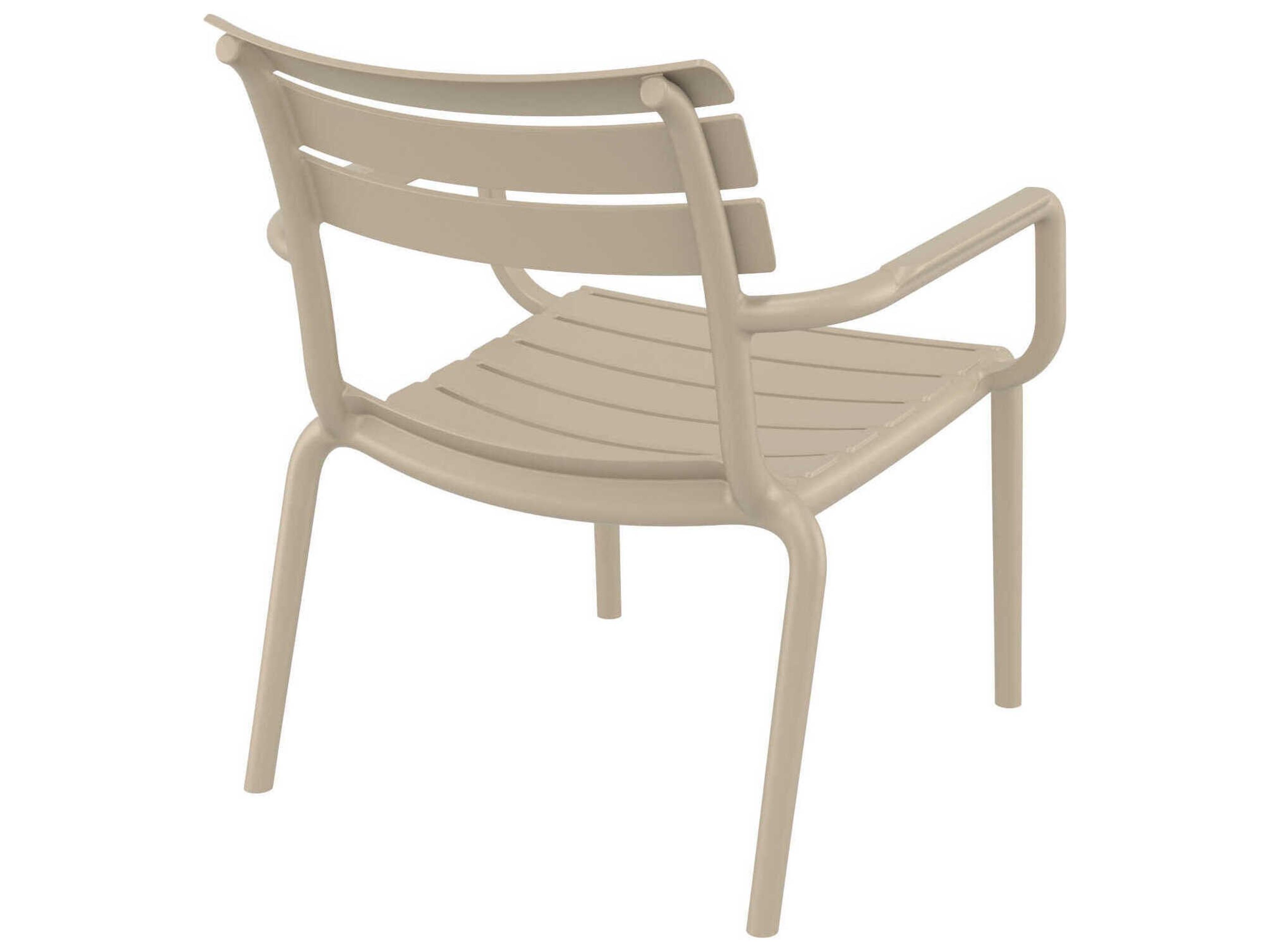 Compamia Paris Taupe Polypropylene Lounge Chair