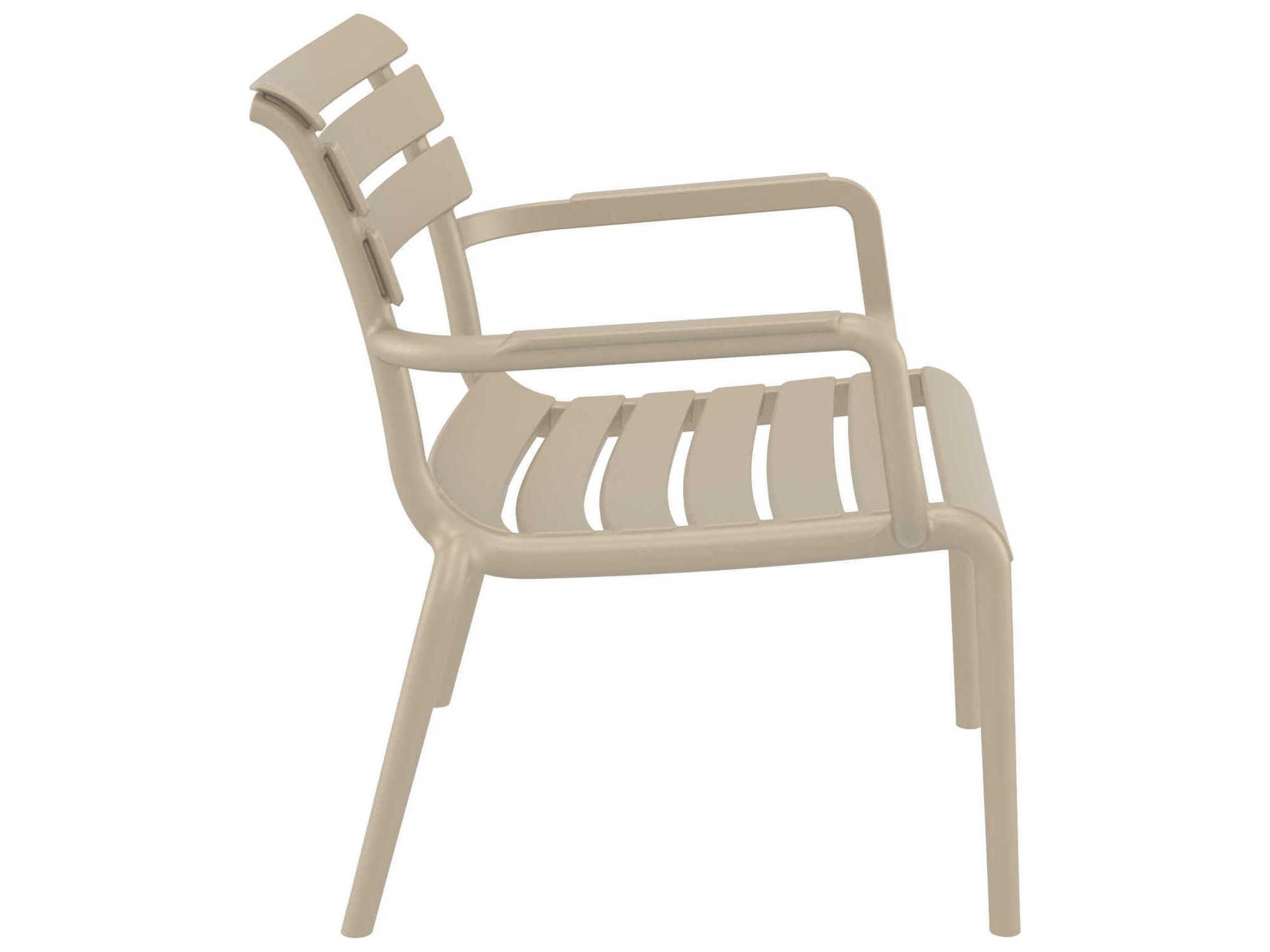 Compamia Paris Taupe Polypropylene Lounge Chair