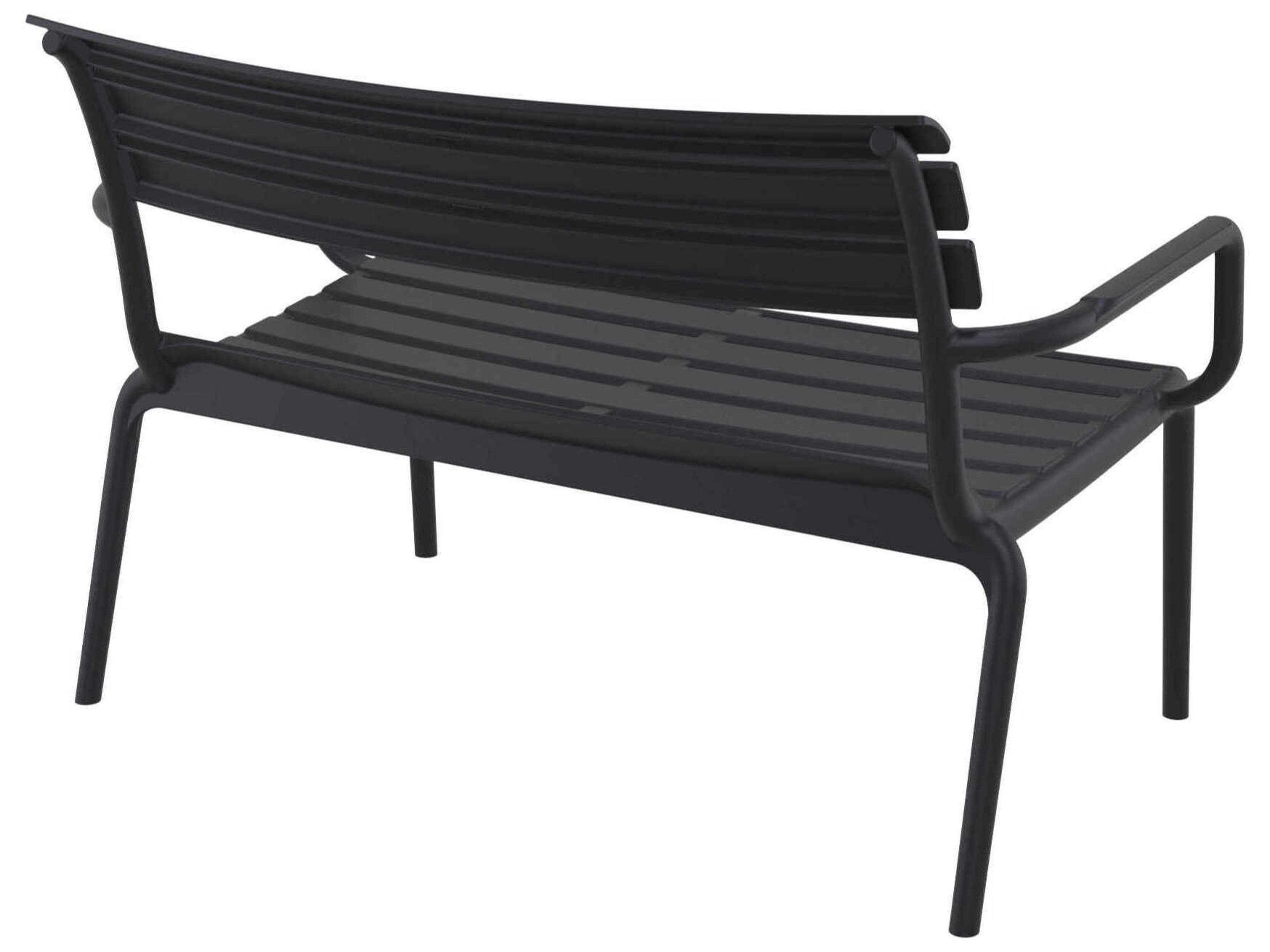 Compamia Paris Black Polypropylene Bench