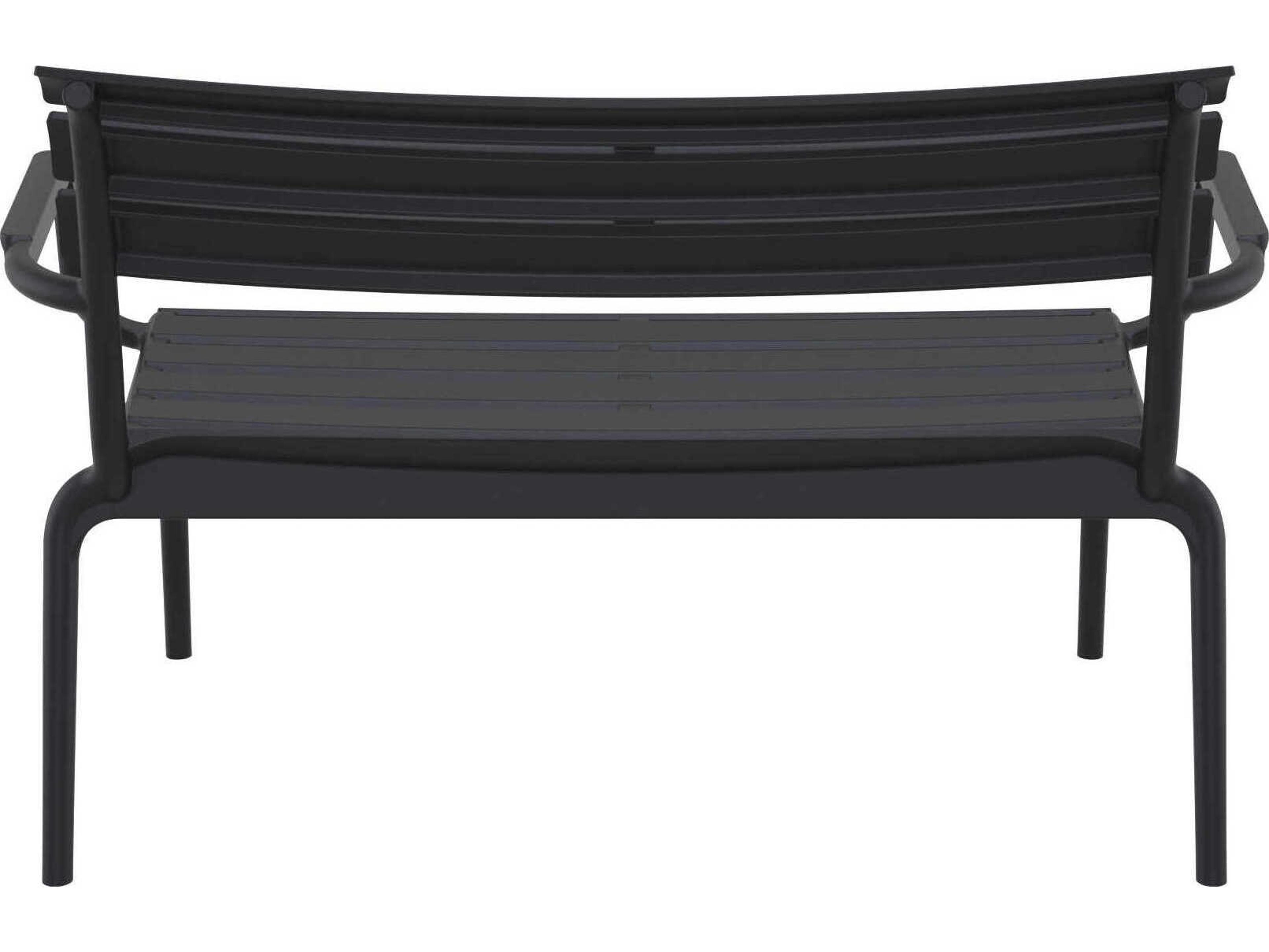 Compamia Paris Black Polypropylene Bench