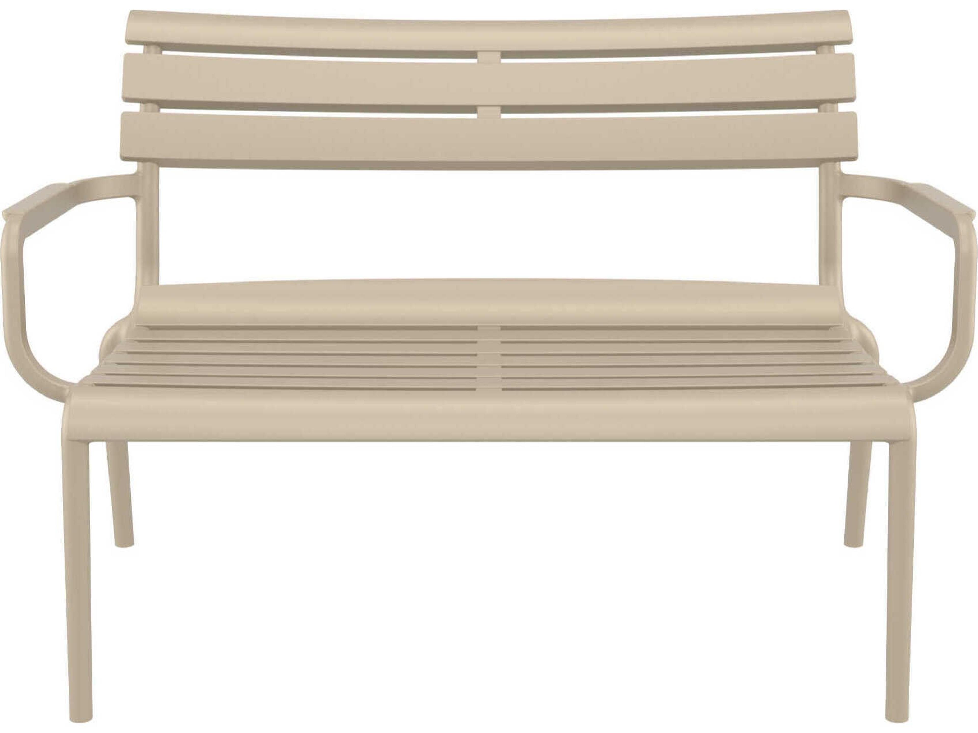Compamia Paris Taupe Polypropylene Bench