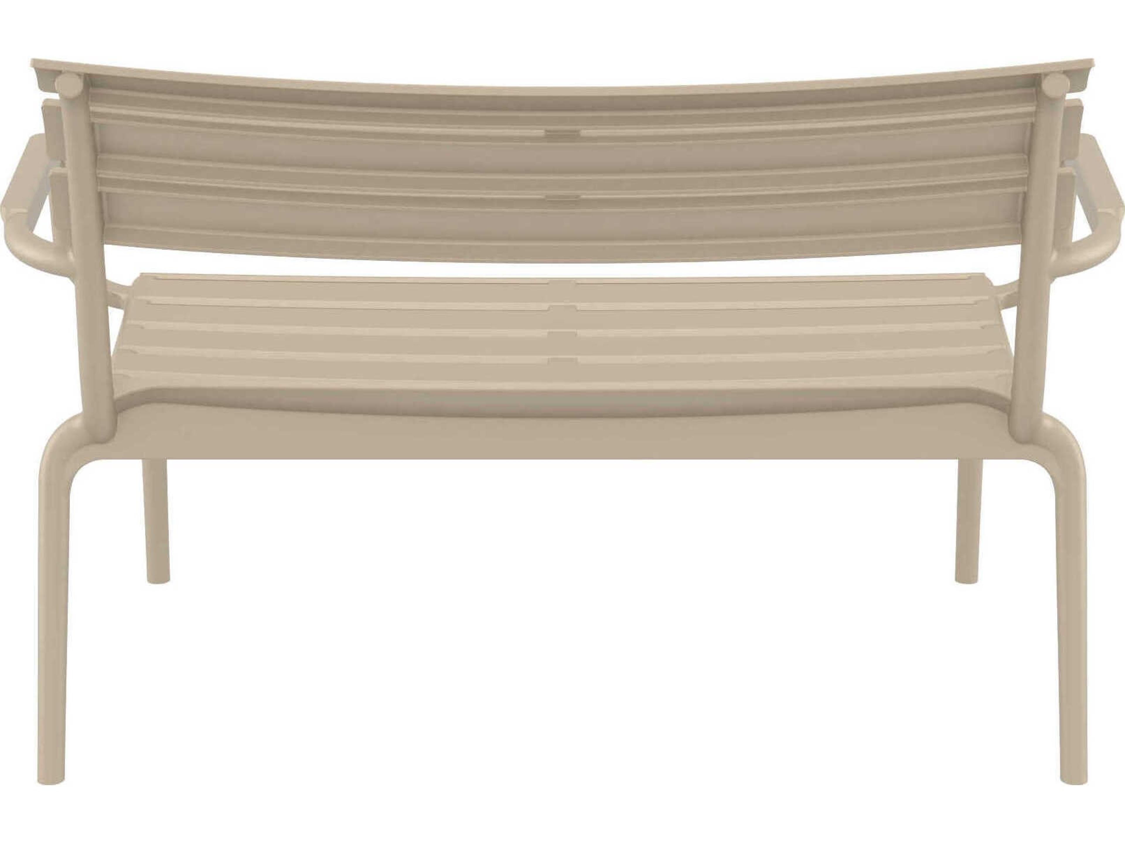 Compamia Paris Taupe Polypropylene Bench