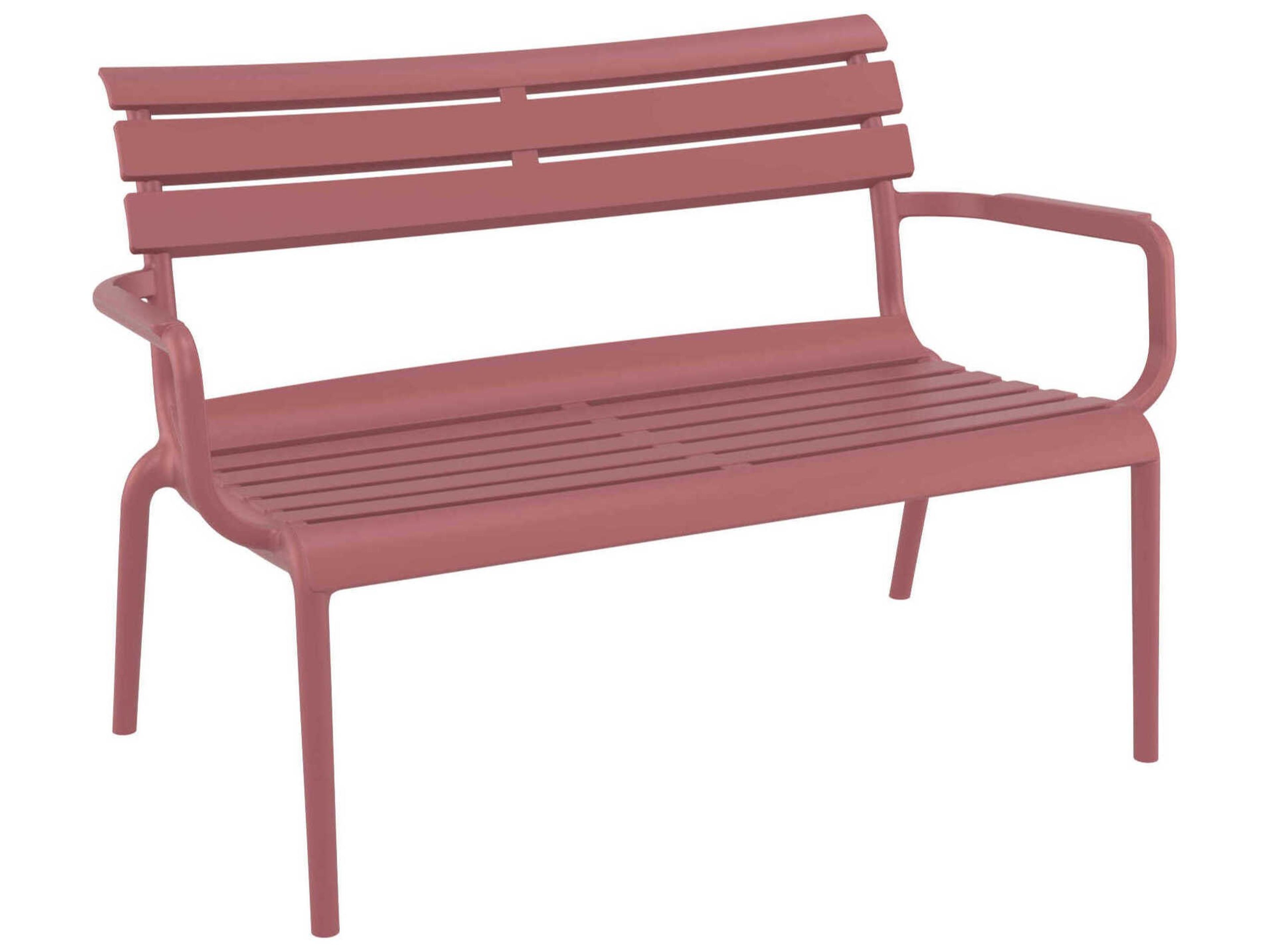 Paris Marsala Polypropylene Bench