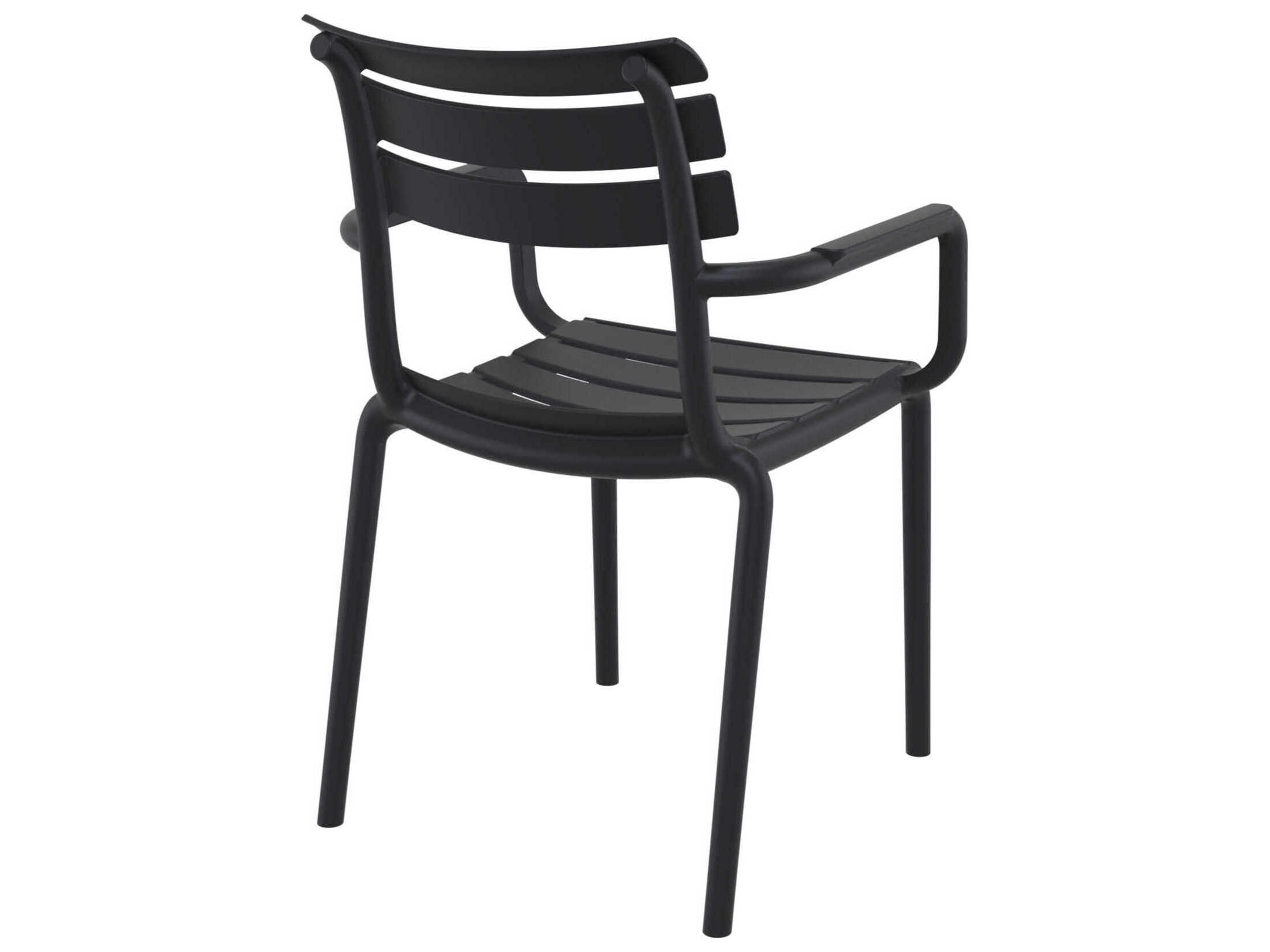 Compamia Paris Black Polypropylene Dining Chair