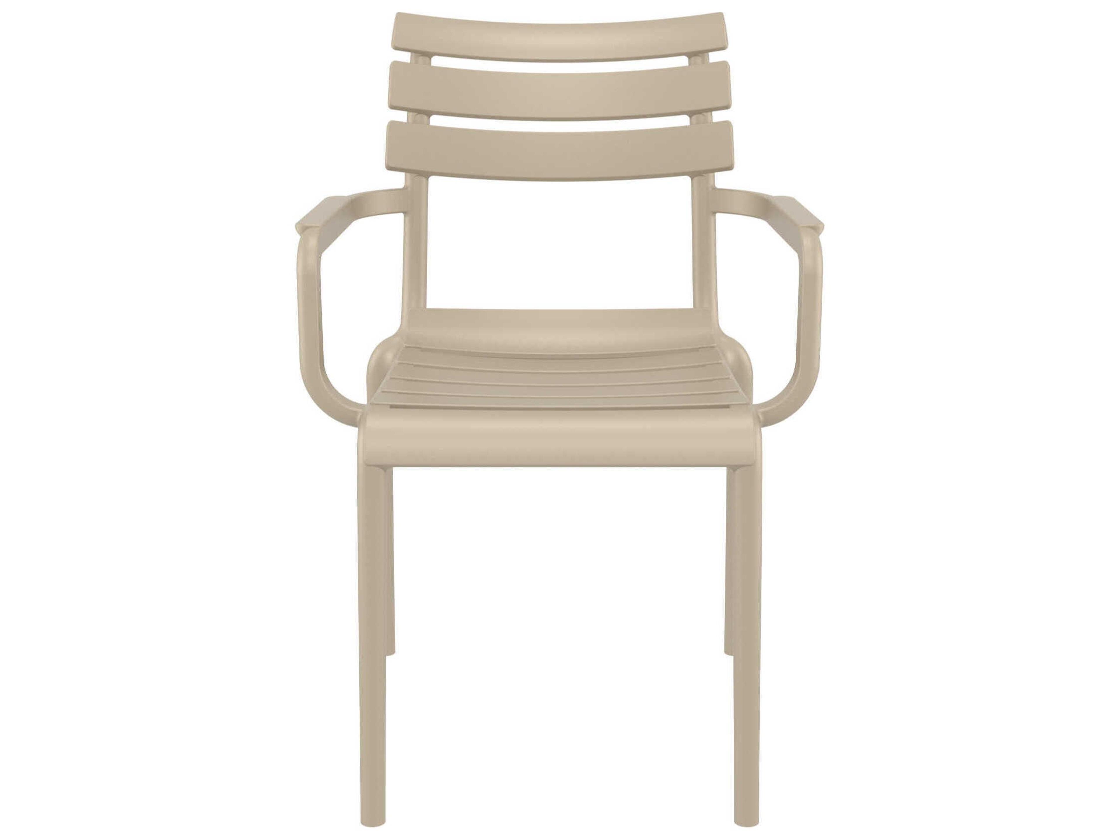 Compamia Paris Taupe Polypropylene Dining Chair