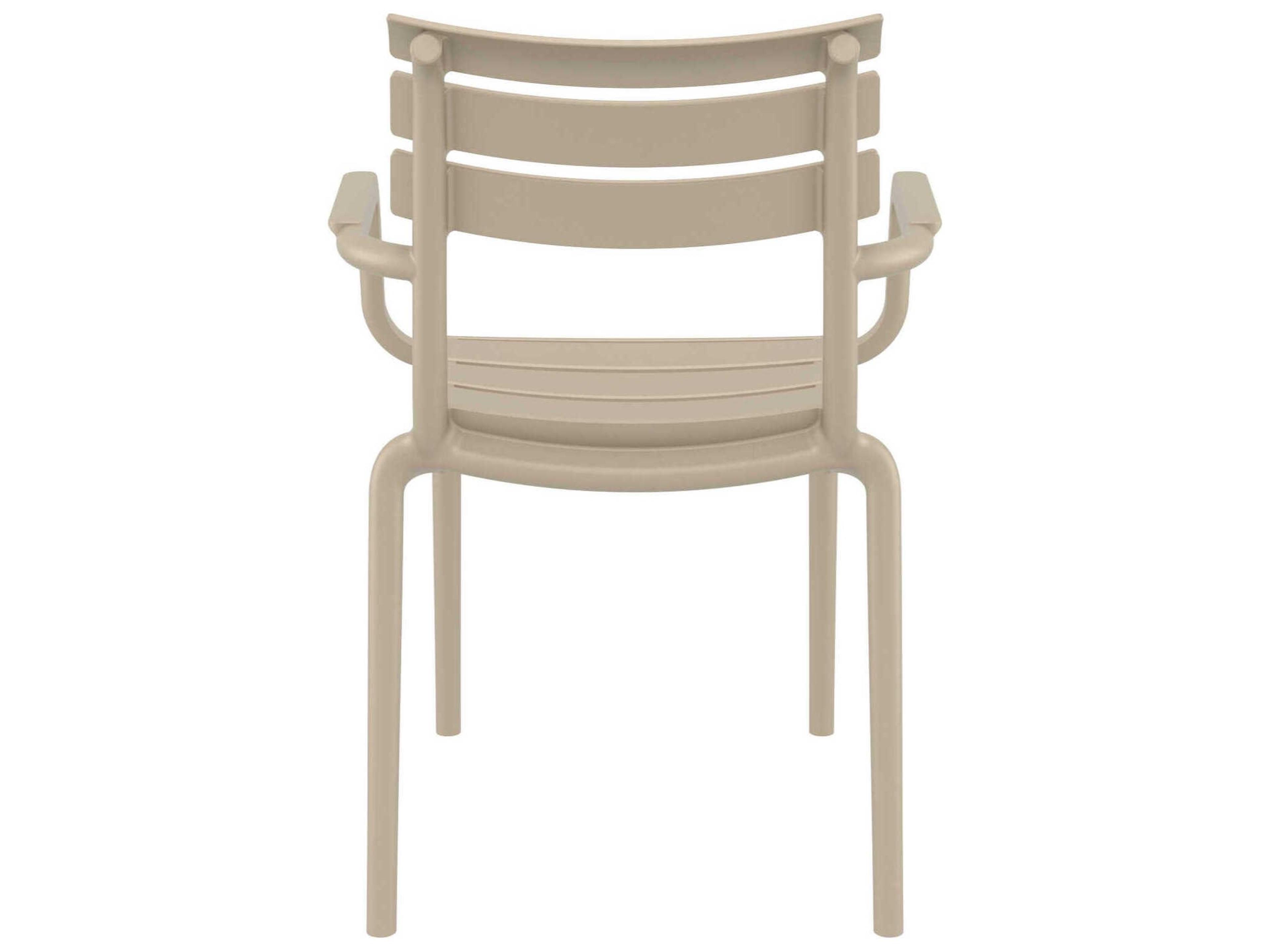 Compamia Paris Taupe Polypropylene Dining Chair