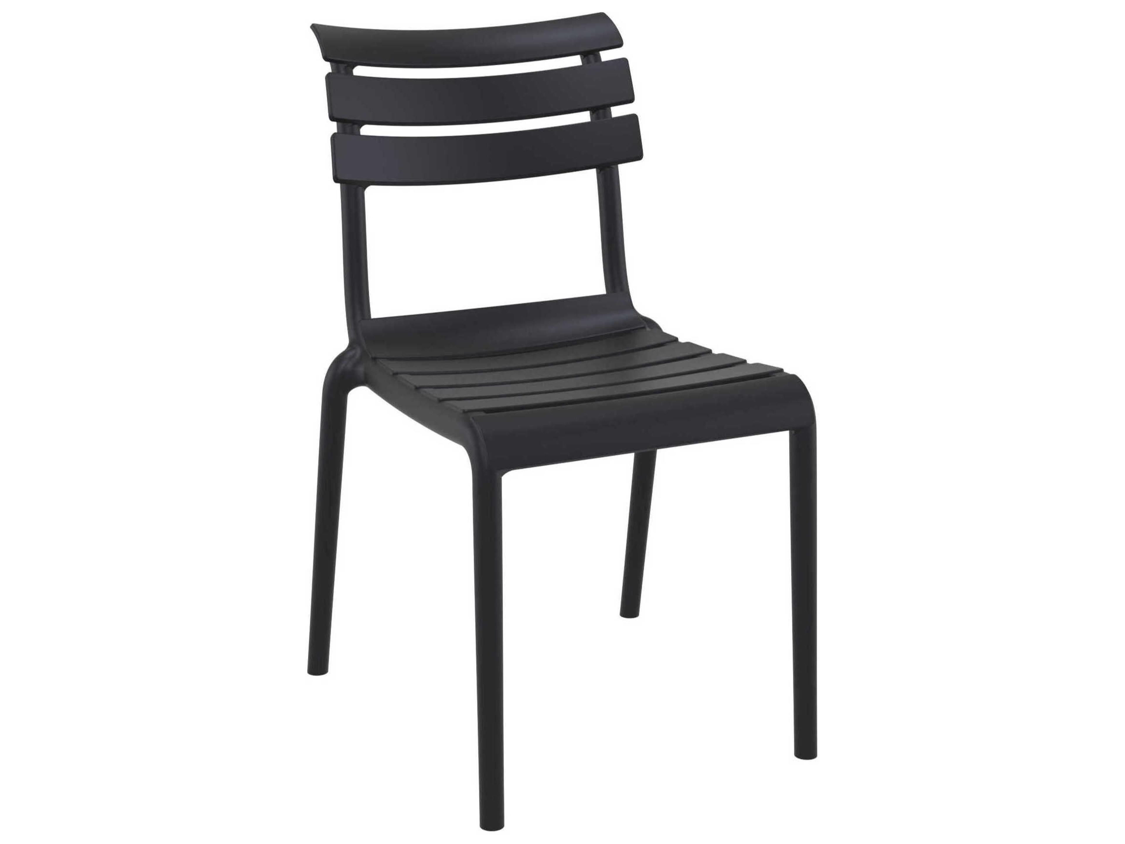 Helen Black Polypropylene Dining Chair