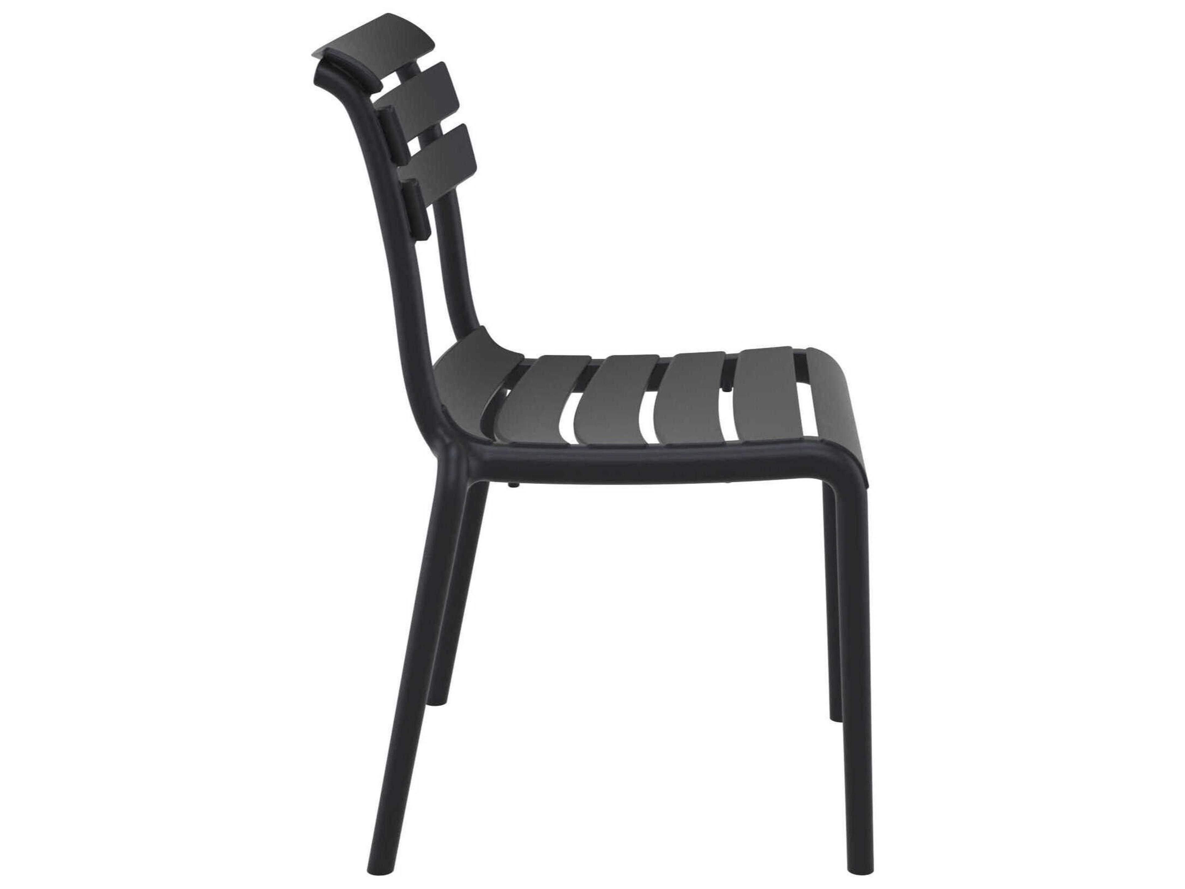 Compamia Helen Black Polypropylene Dining Chair
