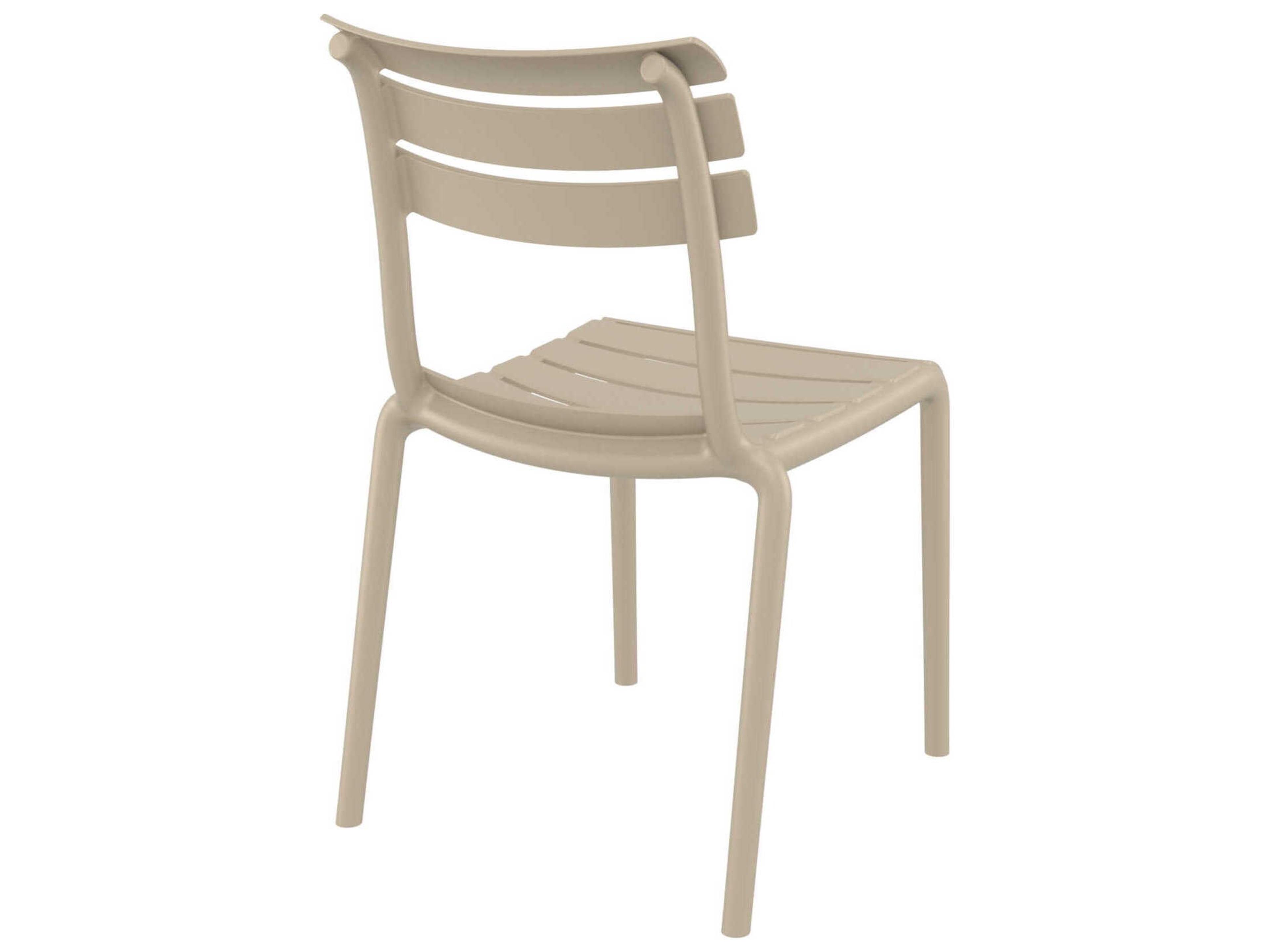 Compamia Helen Taupe Polypropylene Dining Chair