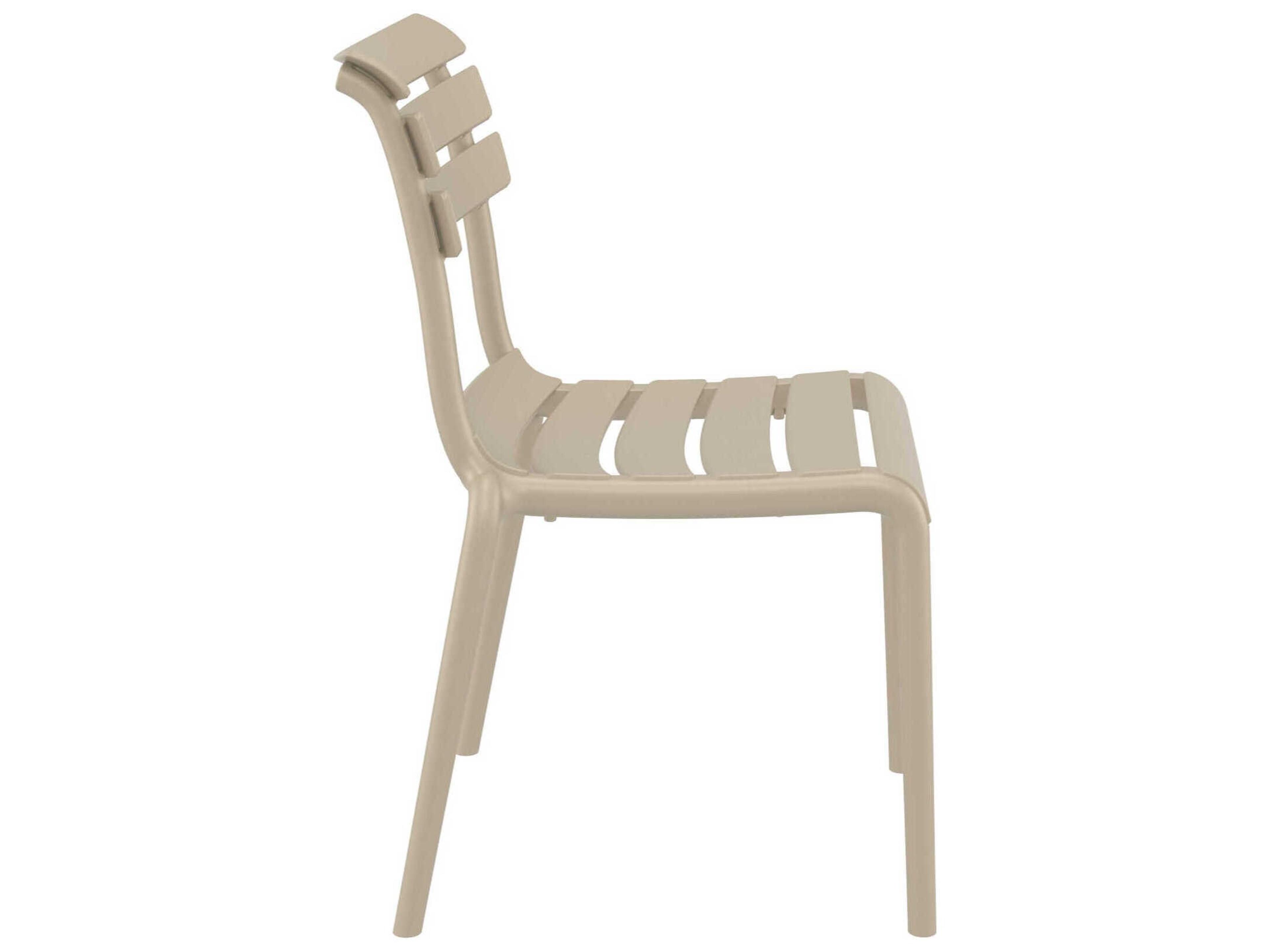 Compamia Helen Taupe Polypropylene Dining Chair