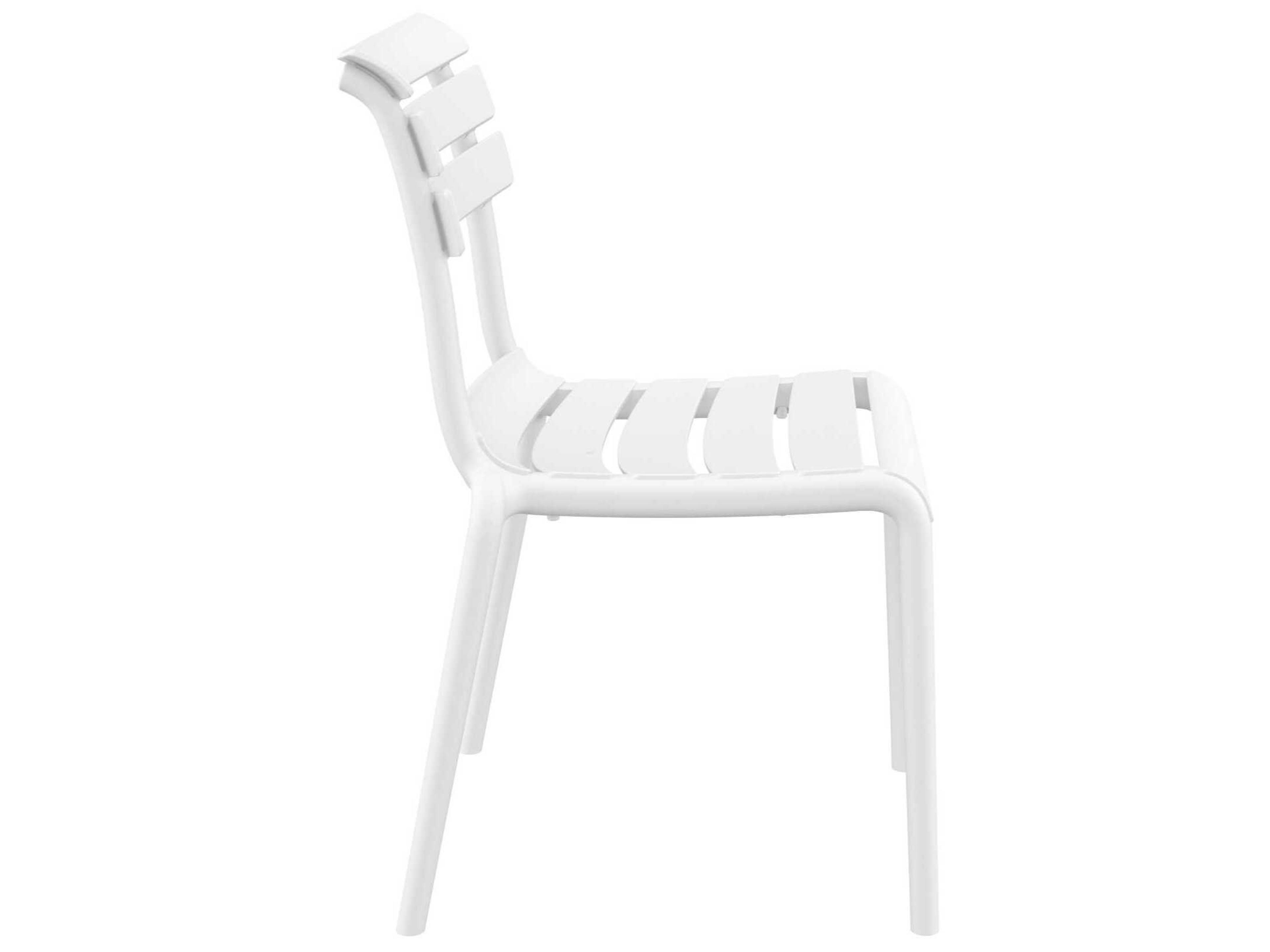 Compamia Helen White Polypropylene Dining Chair