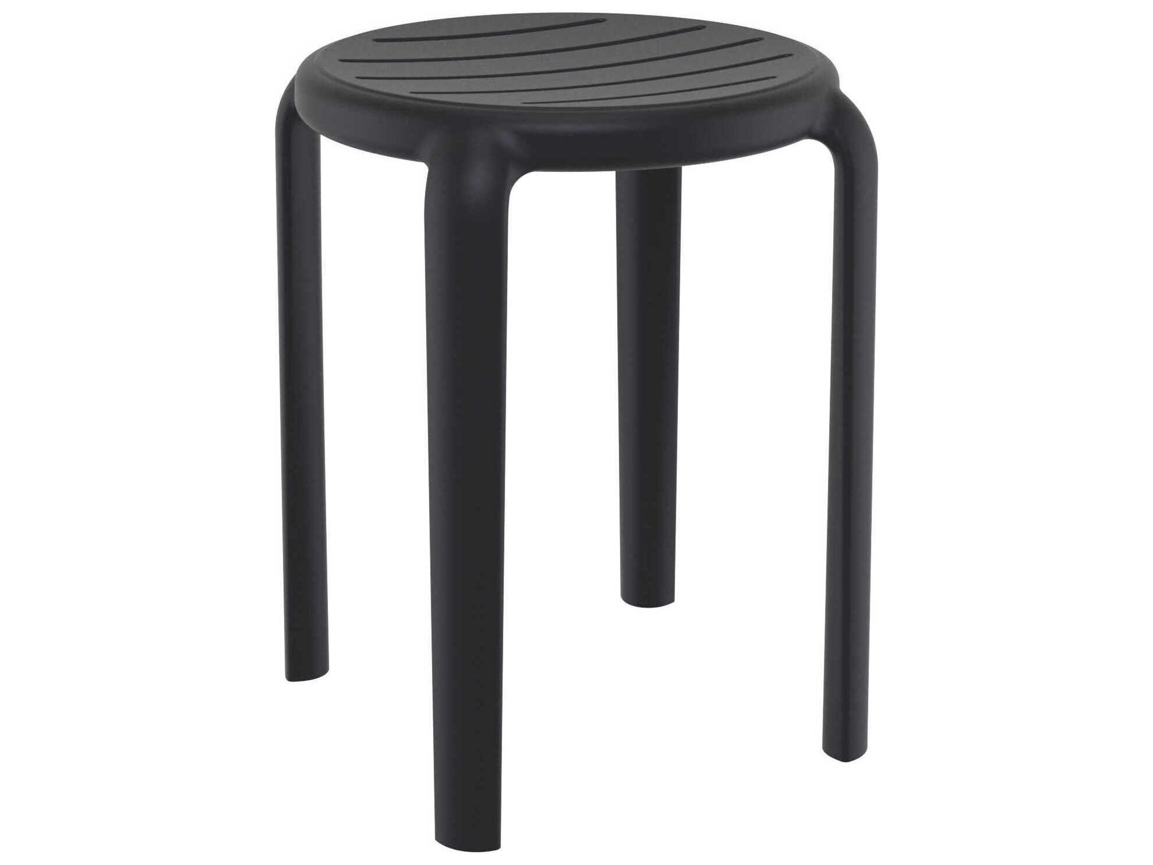 Tom Black Polypropylene Dining Chair