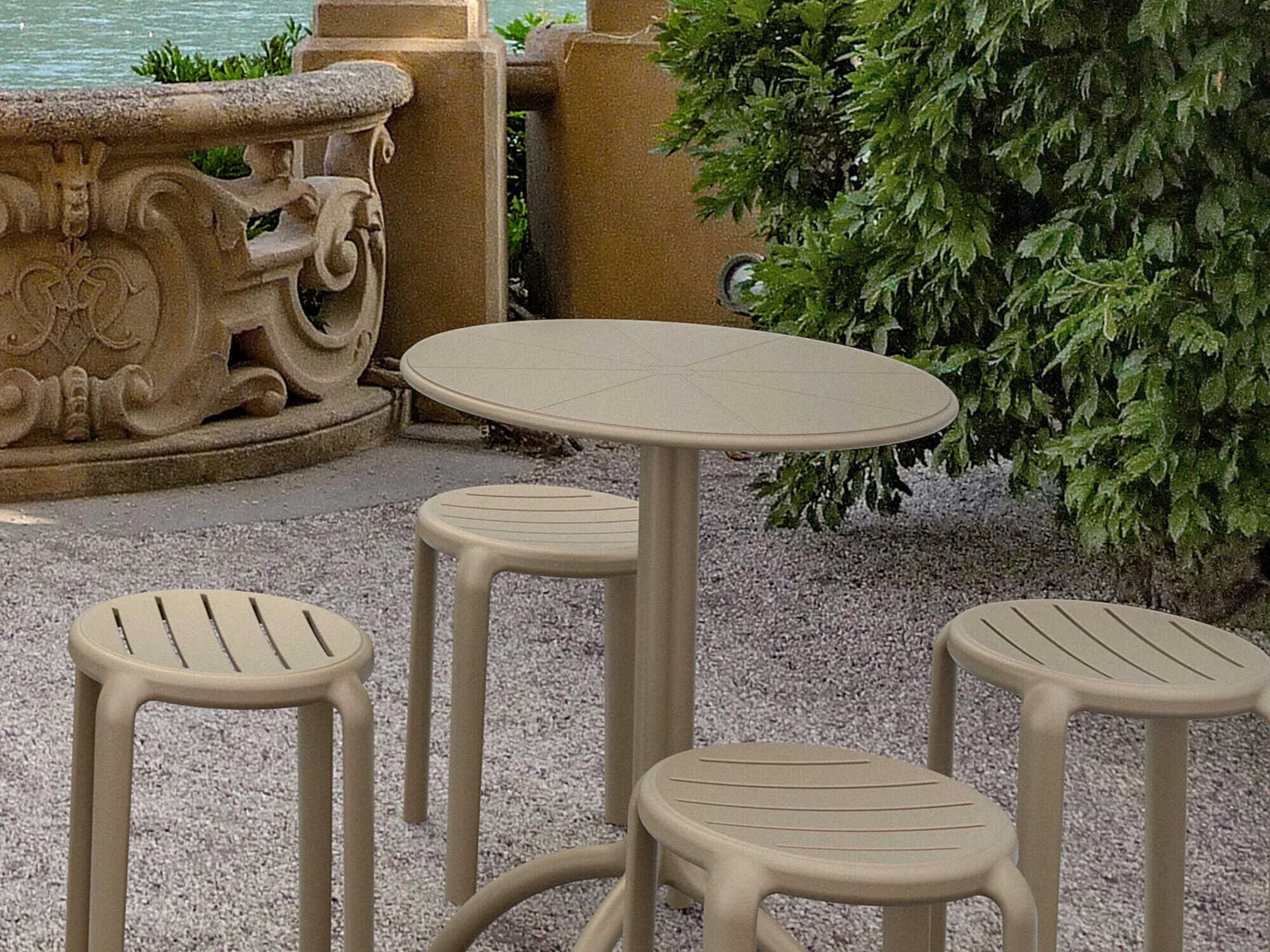 Compamia Tom Taupe Polypropylene Dining Chair