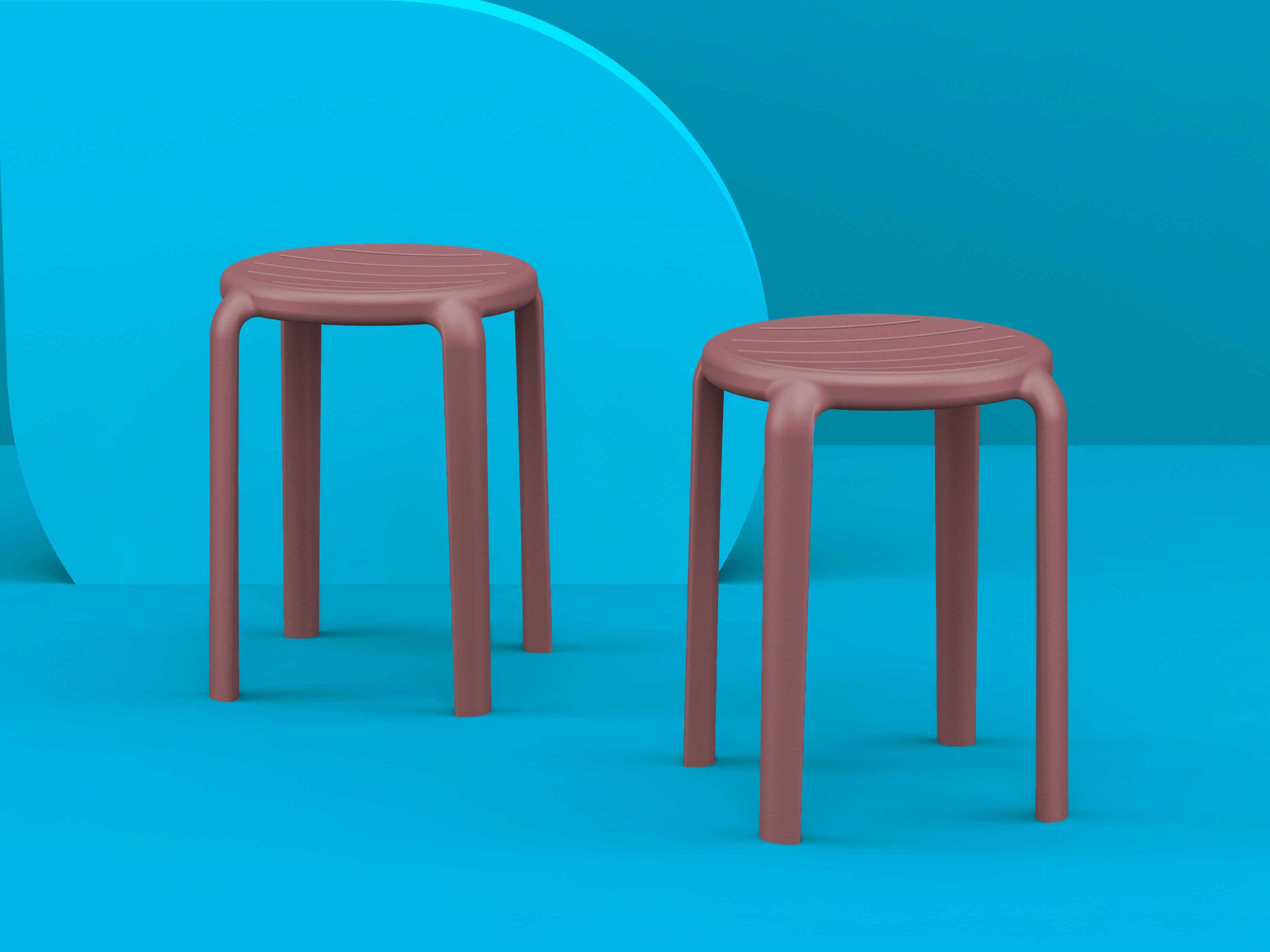 Compamia Tom Marsala Polypropylene Dining Chair