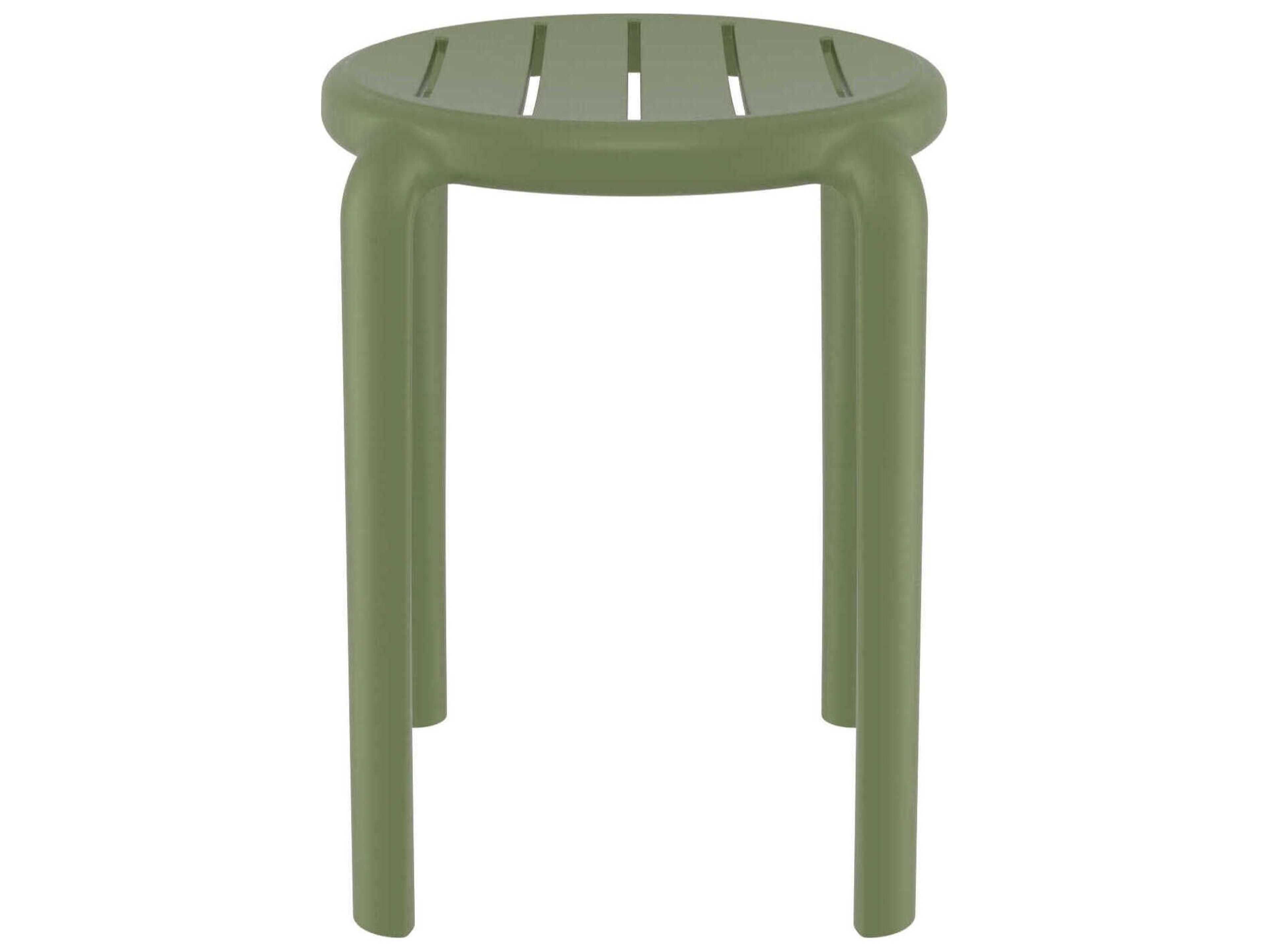 Compamia Tom Olive Green Polypropylene Dining Chair