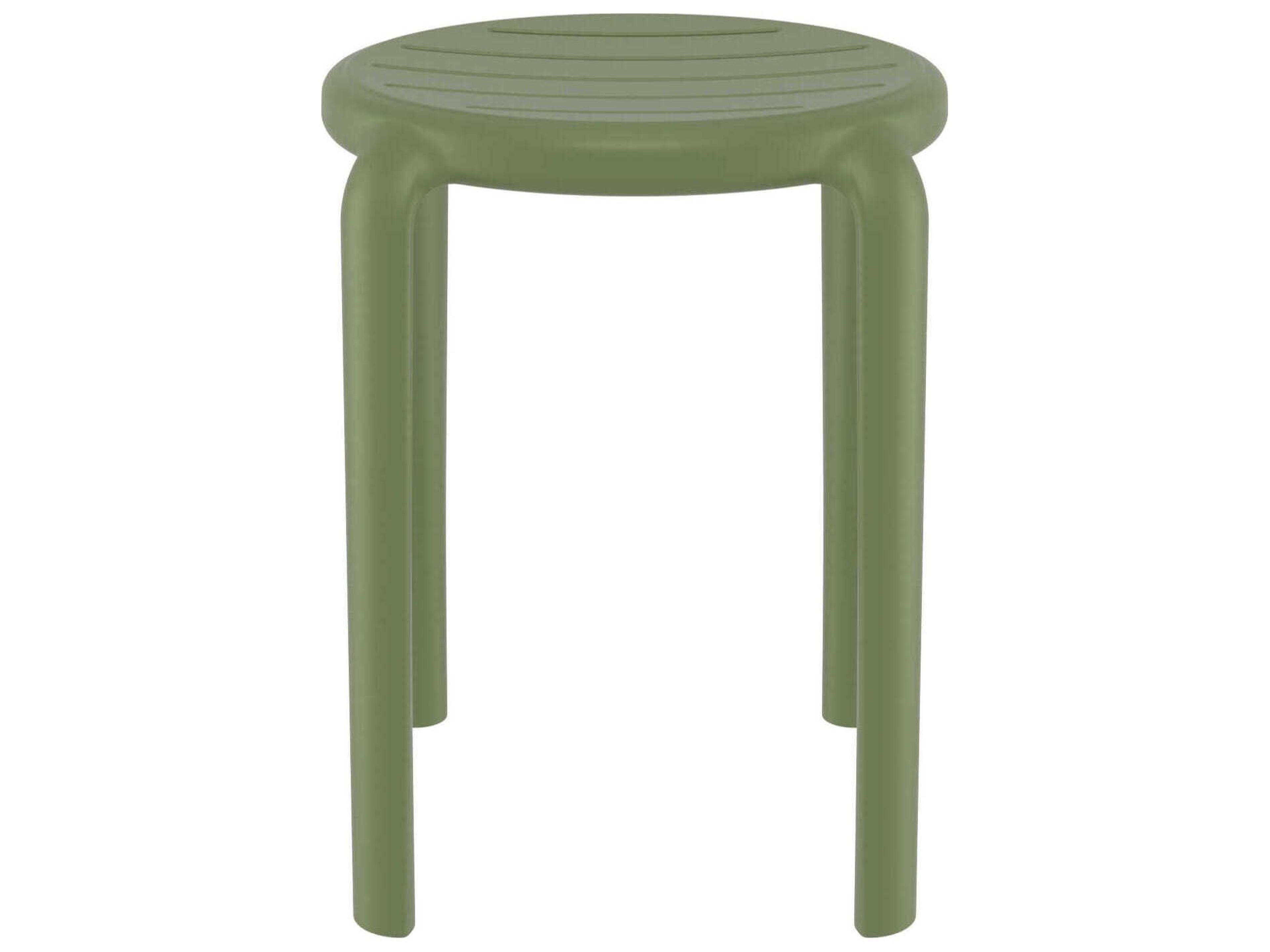 Compamia Tom Olive Green Polypropylene Dining Chair