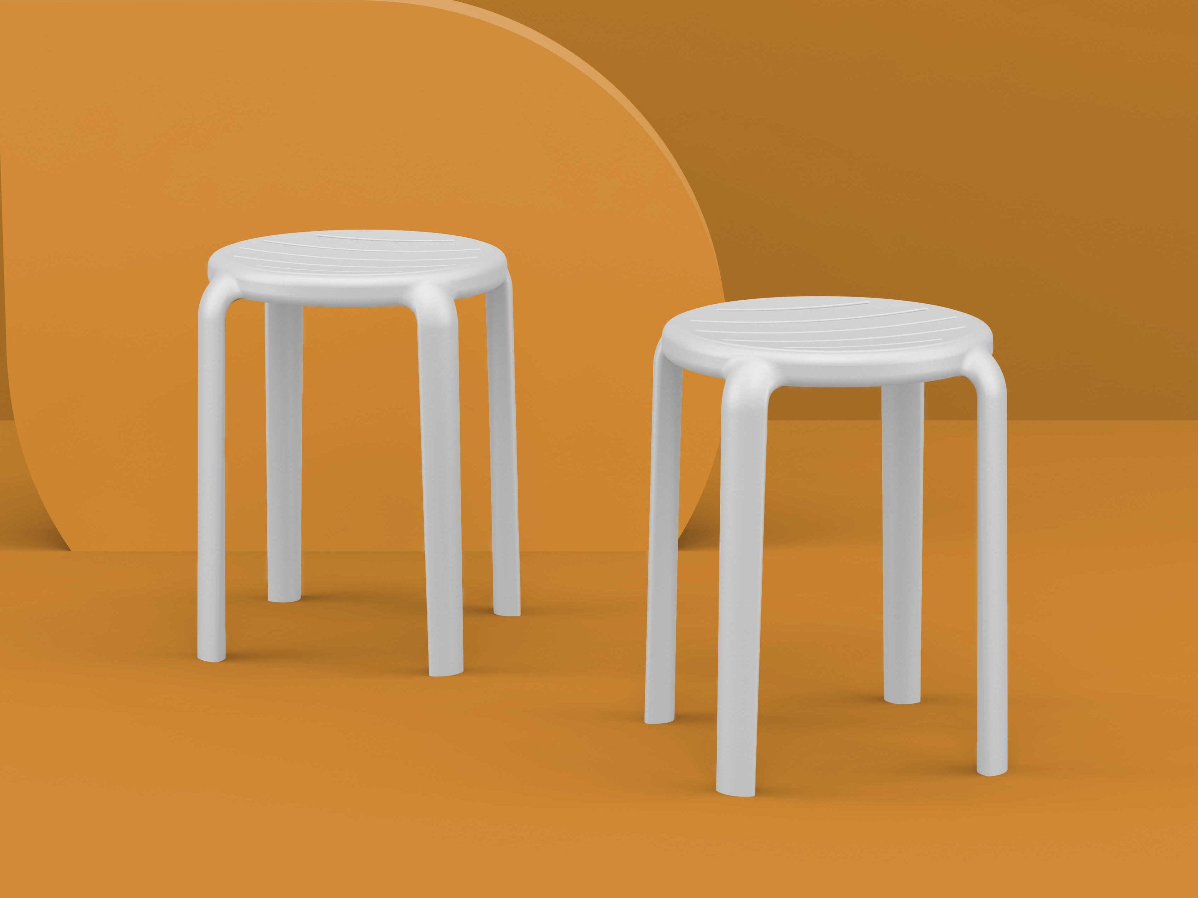 Compamia Tom White Polypropylene Dining Chair