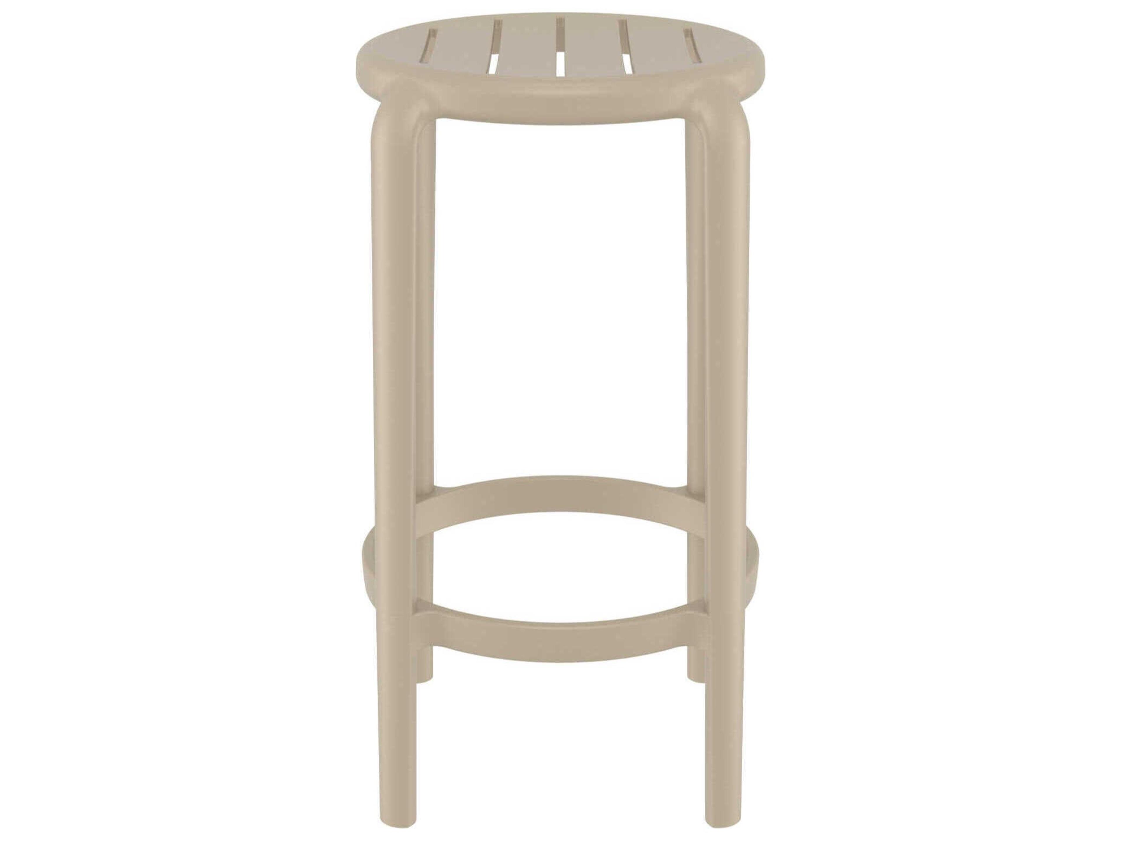 Compamia Tom Taupe Polypropylene Counter Stool