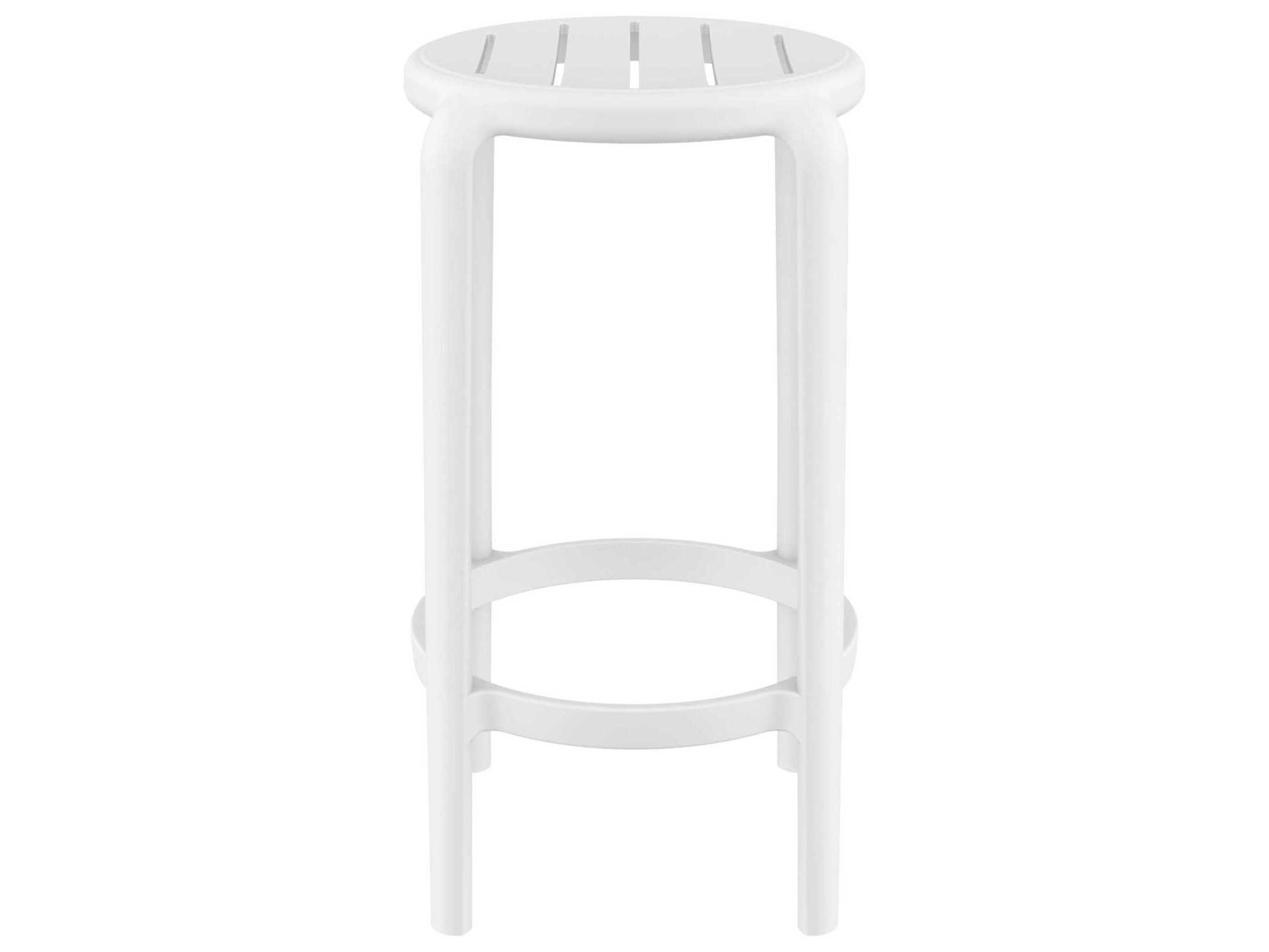 Compamia Tom White Polypropylene Counter Stool
