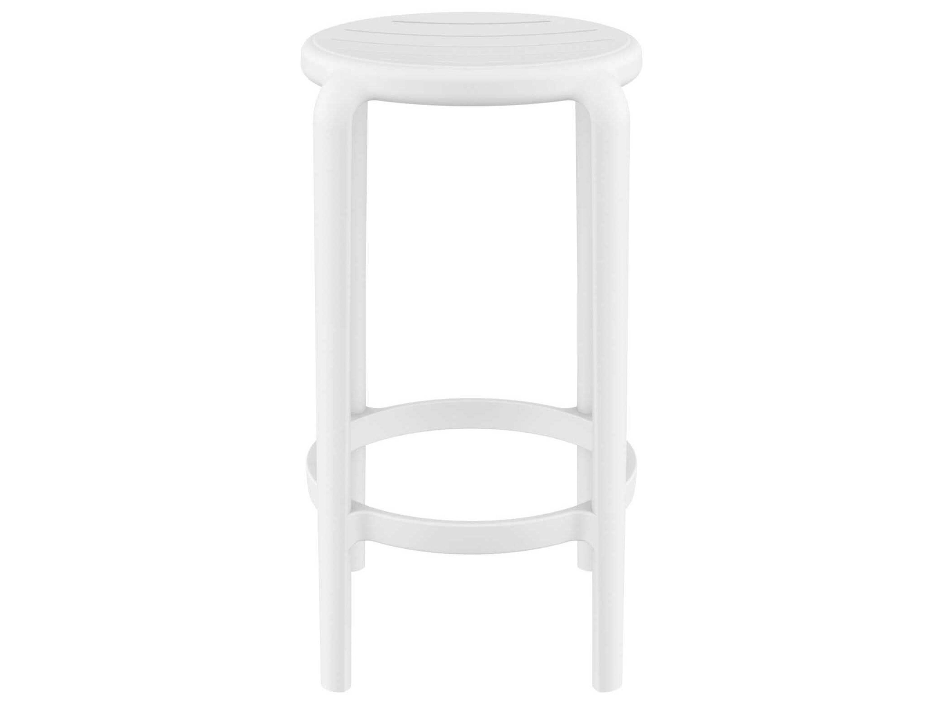 Compamia Tom White Polypropylene Counter Stool