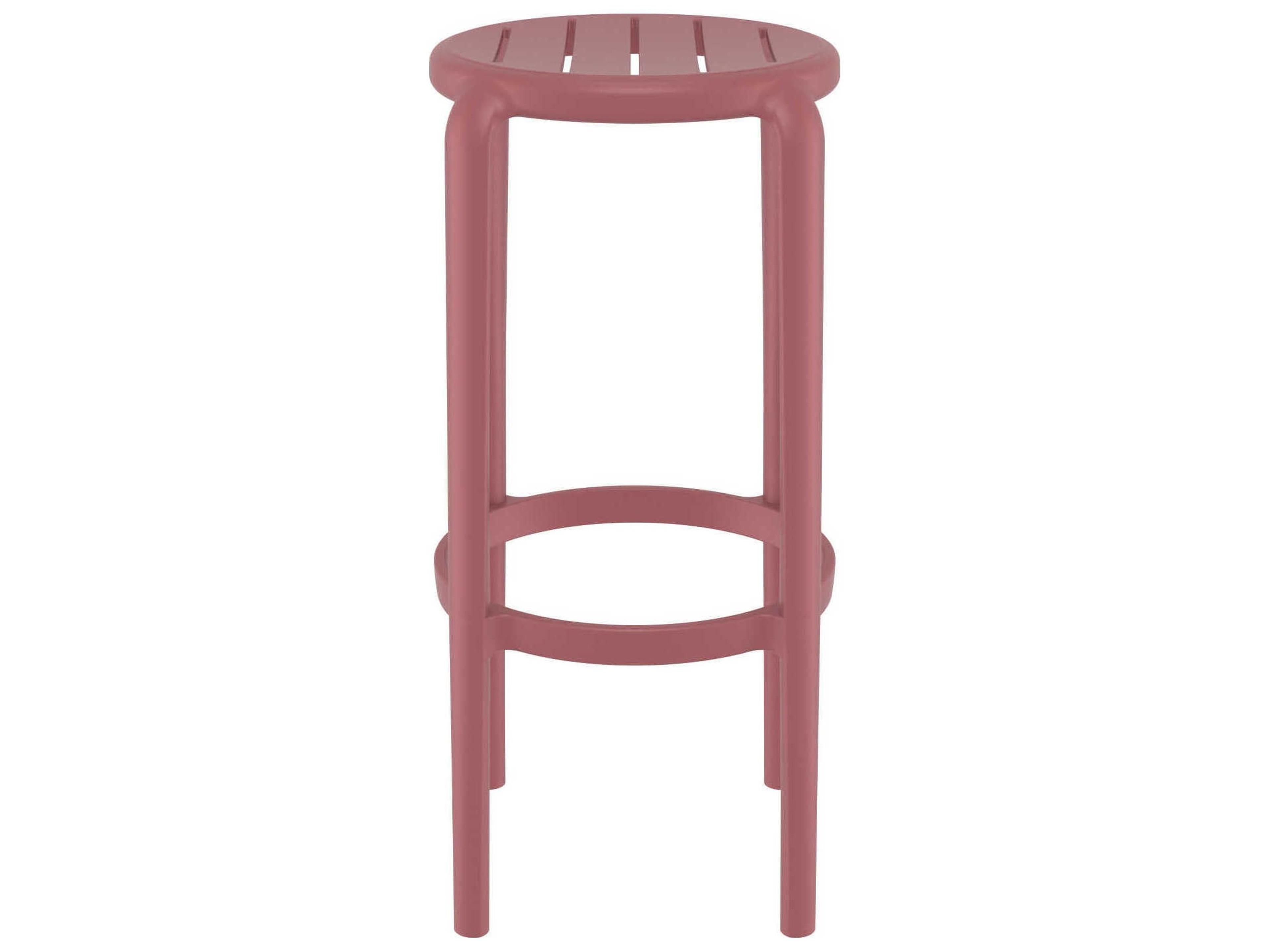 Compamia Tom Marsala Polypropylene Bar Stool