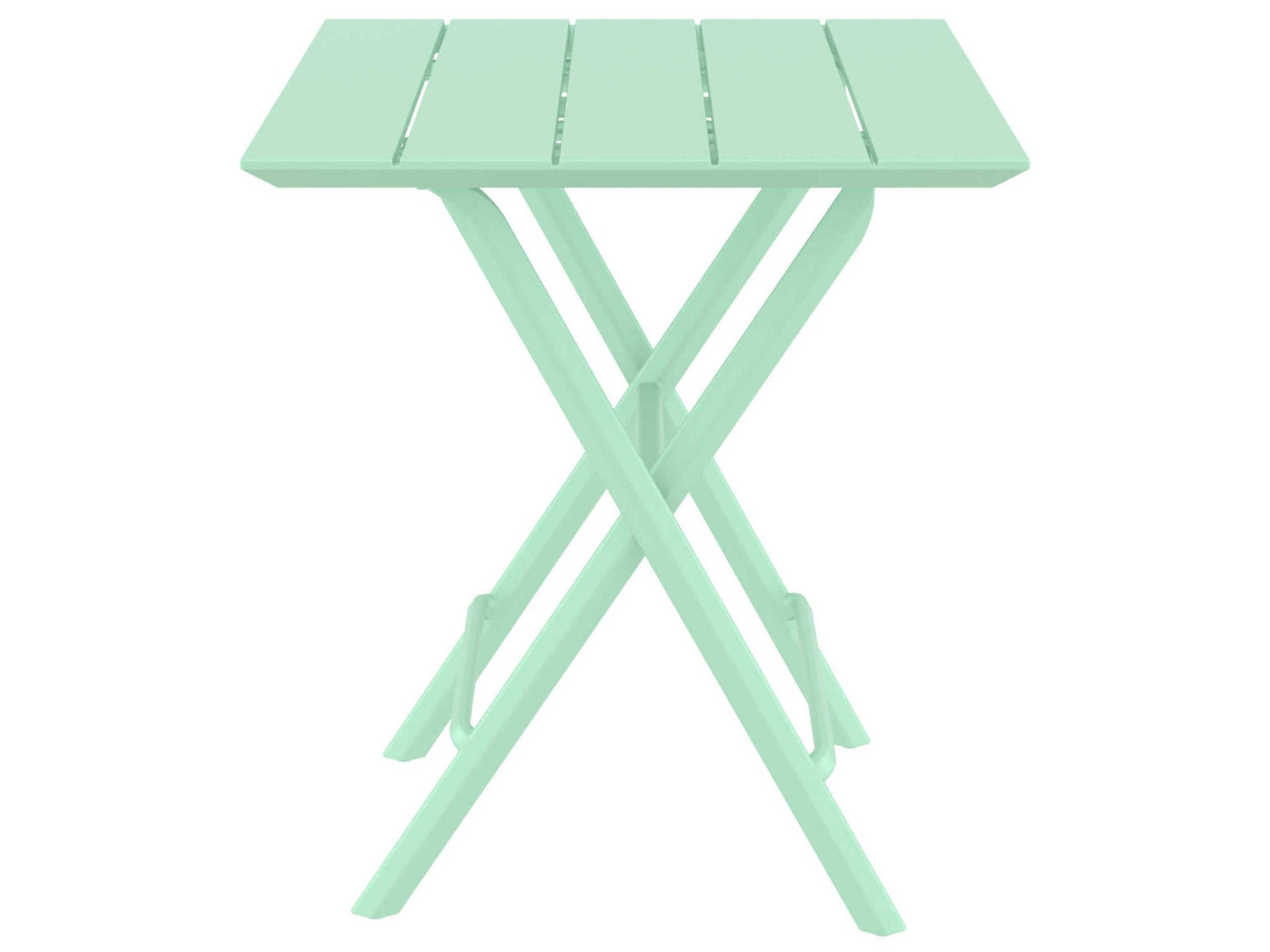 Compamia Helen Opaline Polypropylene Square Bistro Table