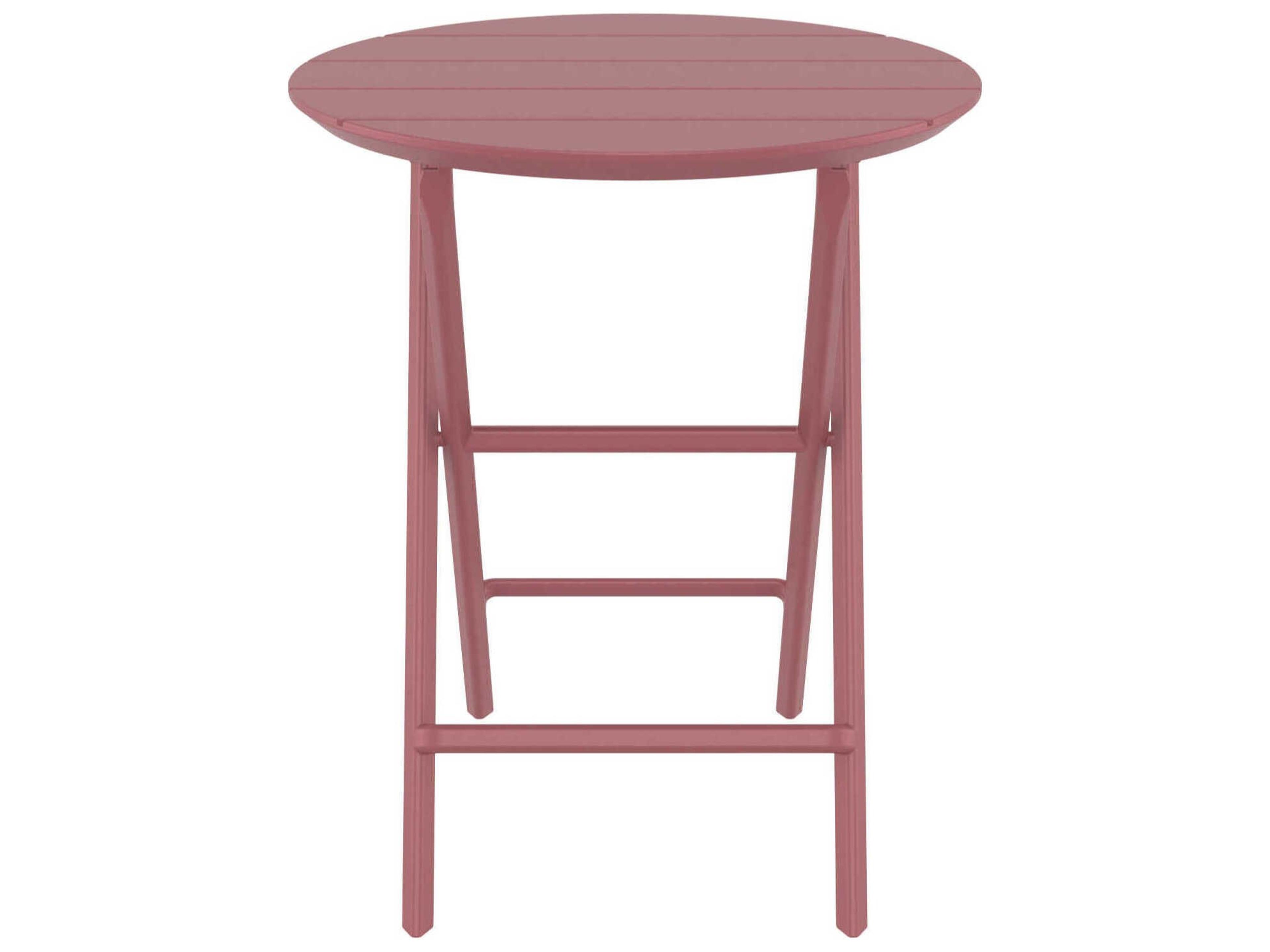 Compamia Helen Marsala Polypropylene Round Bistro Table