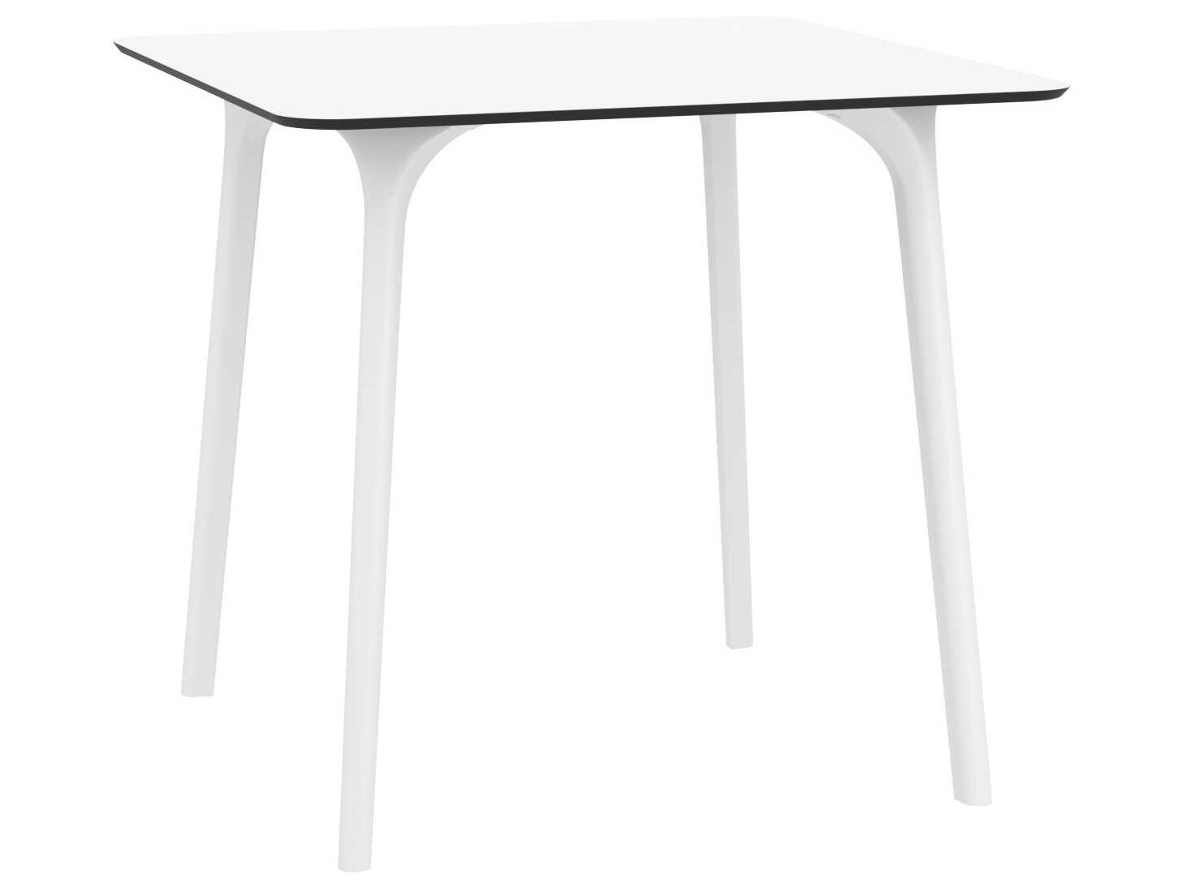 Compamia Air White Polypropylene Dining Set