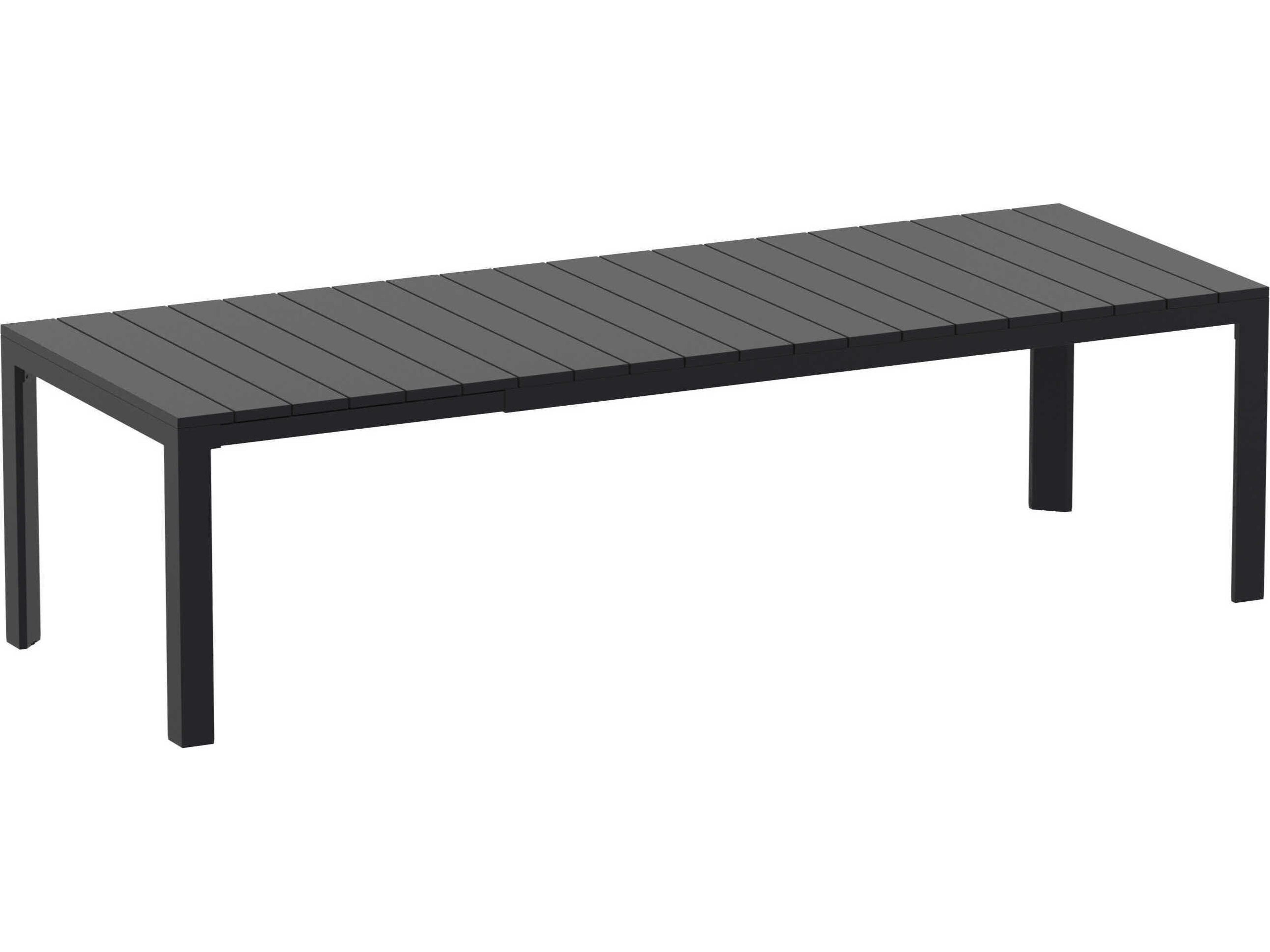 Compamia Sky Black Polypropylene Dining Set