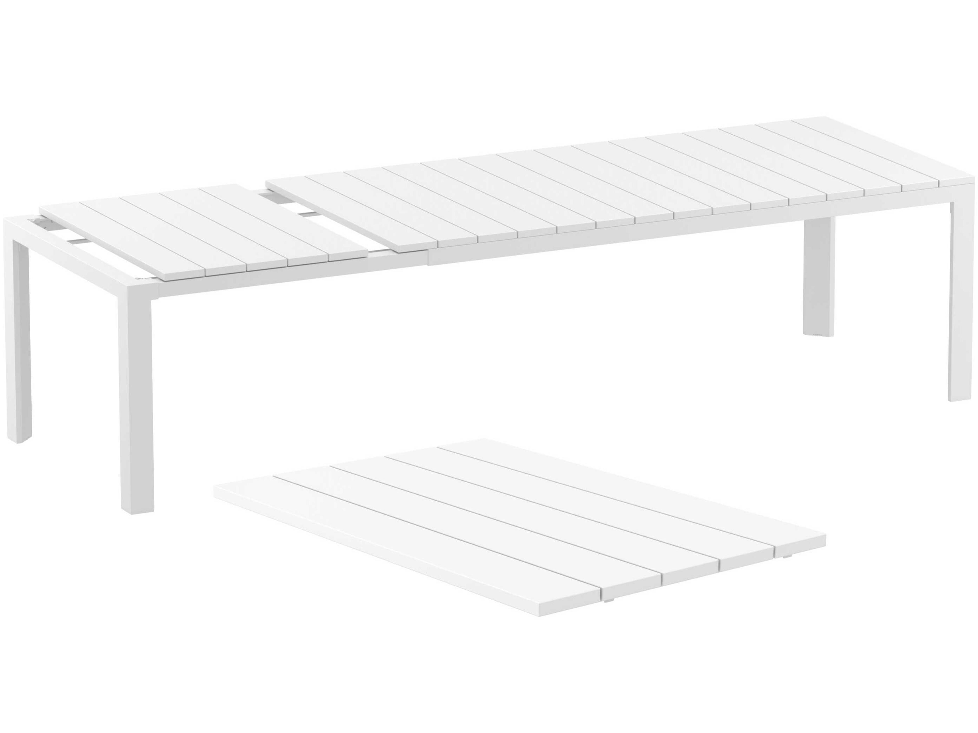 Compamia Paris White Marsala Polypropylene Dining Set