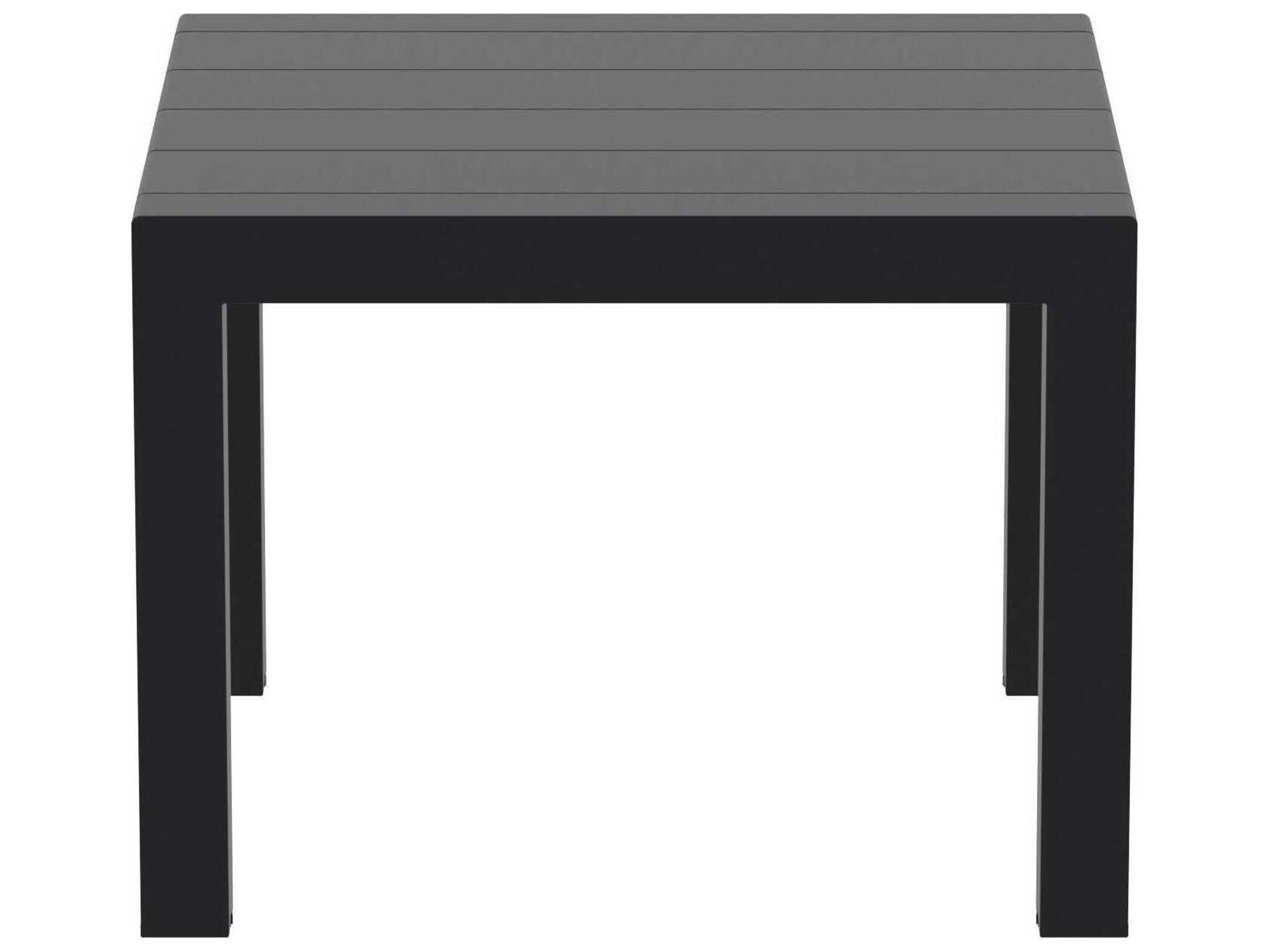 Compamia Vegas Black Polypropylene Square Dining Table
