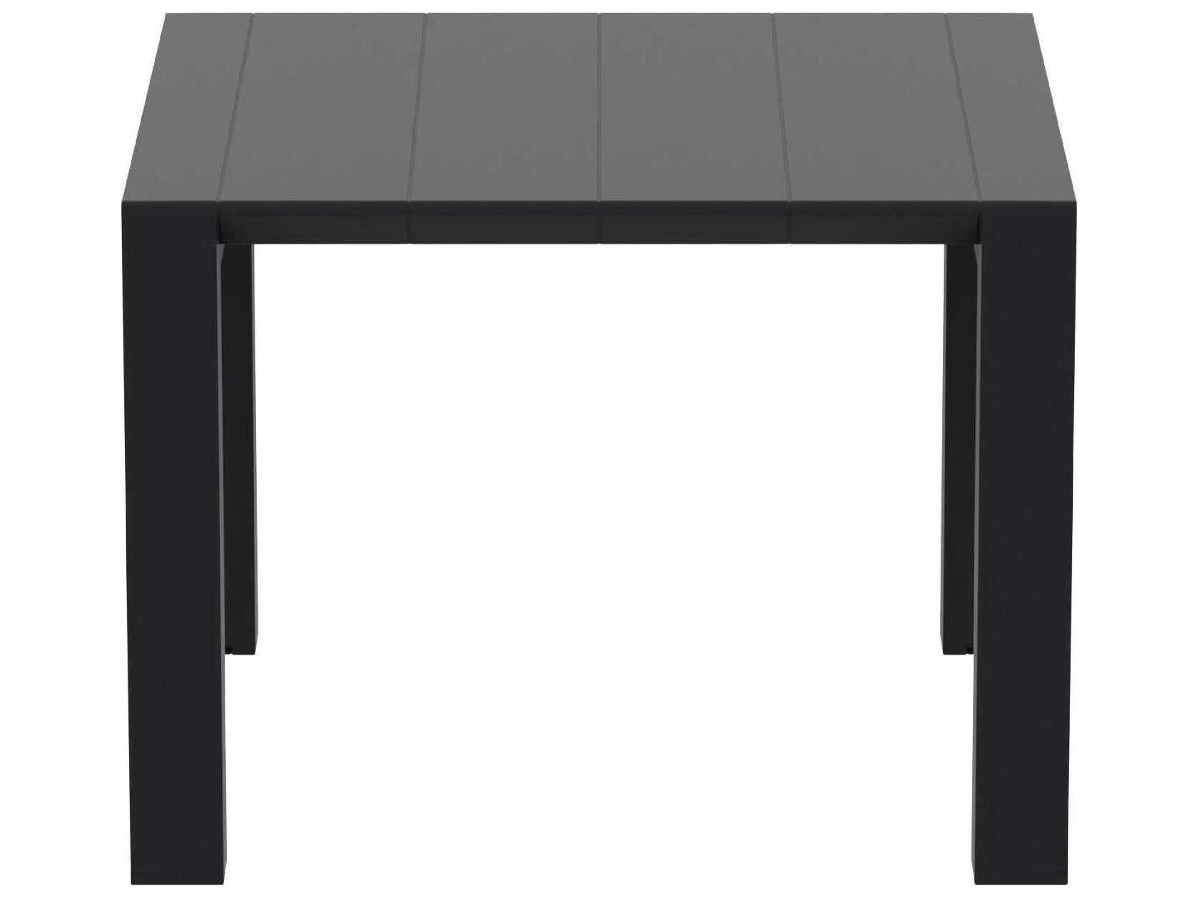 Compamia Vegas Black Polypropylene Square Dining Table