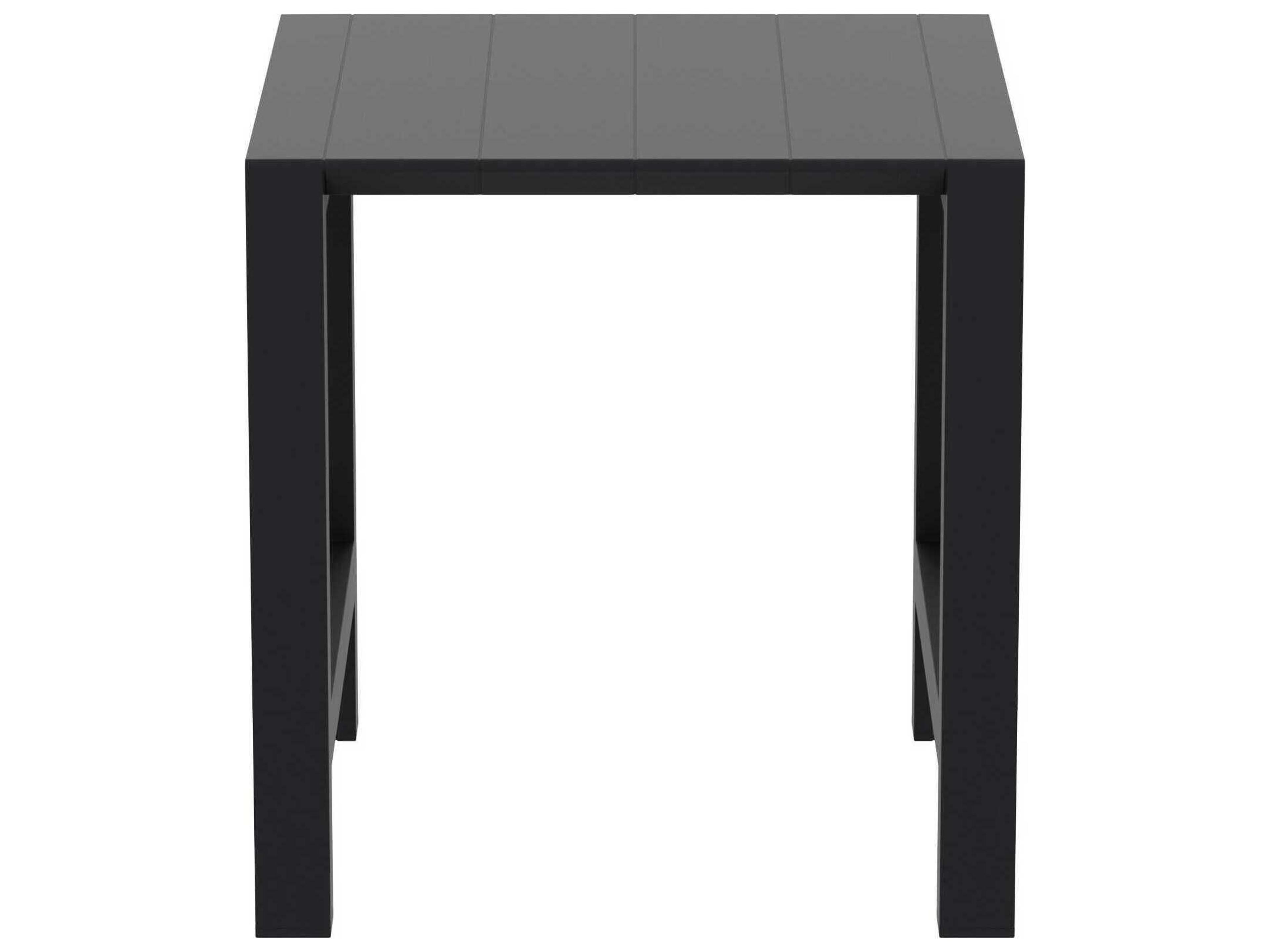 Compamia Vegas Black Polypropylene Square Bar Table